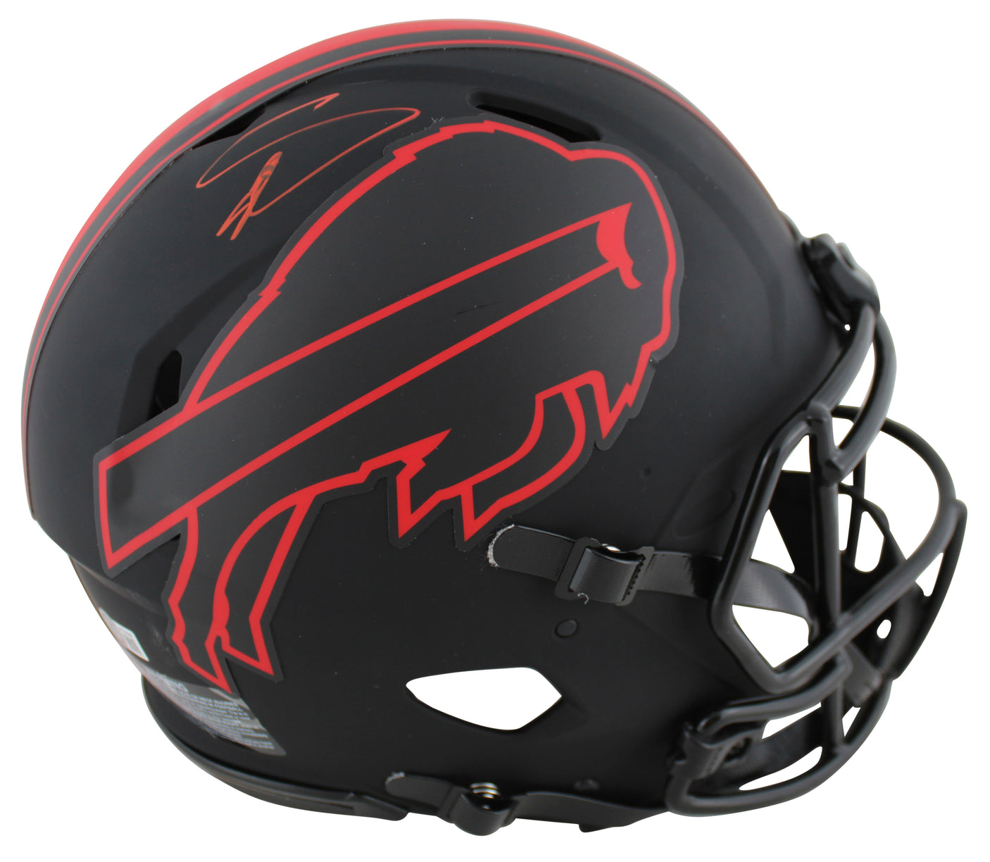Bills Stefon Diggs Signed Eclipse Full Size Speed Proline Helmet BAS W #W133068