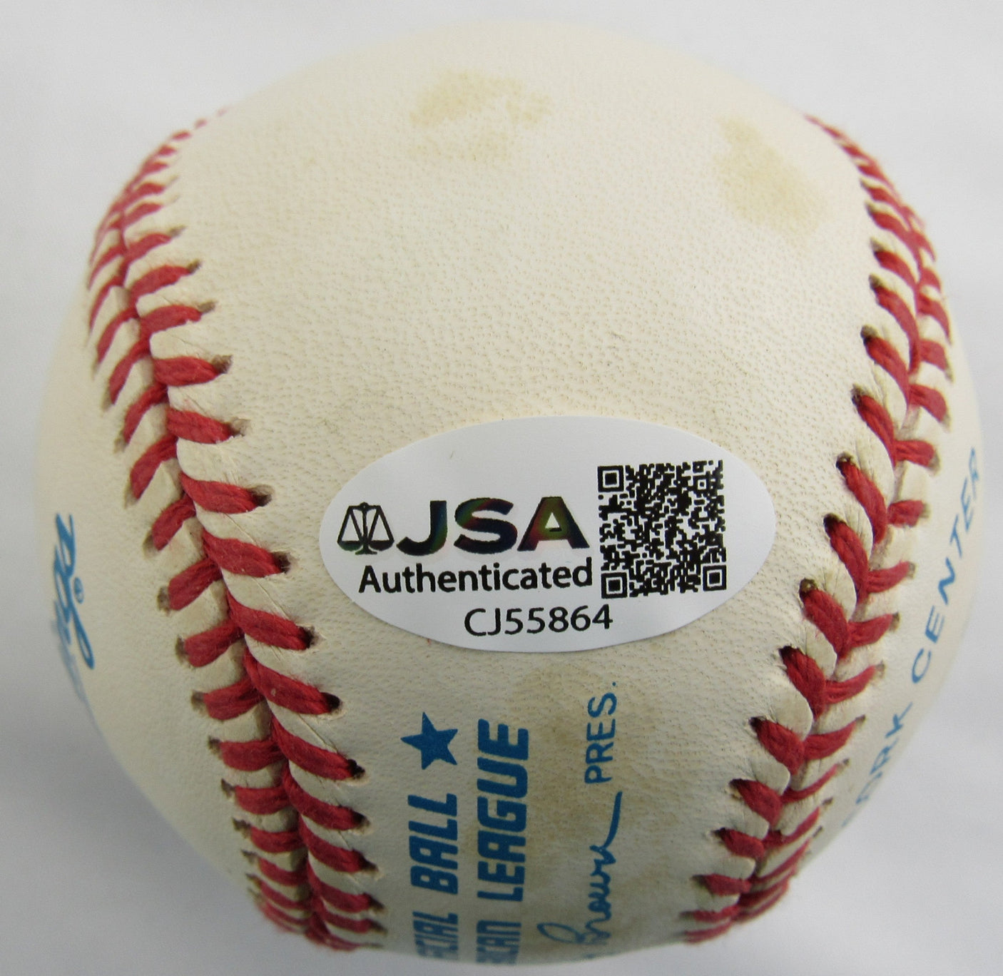 Nolan Ryan Signed Auto Rawlings Baseball JSA CJ55864