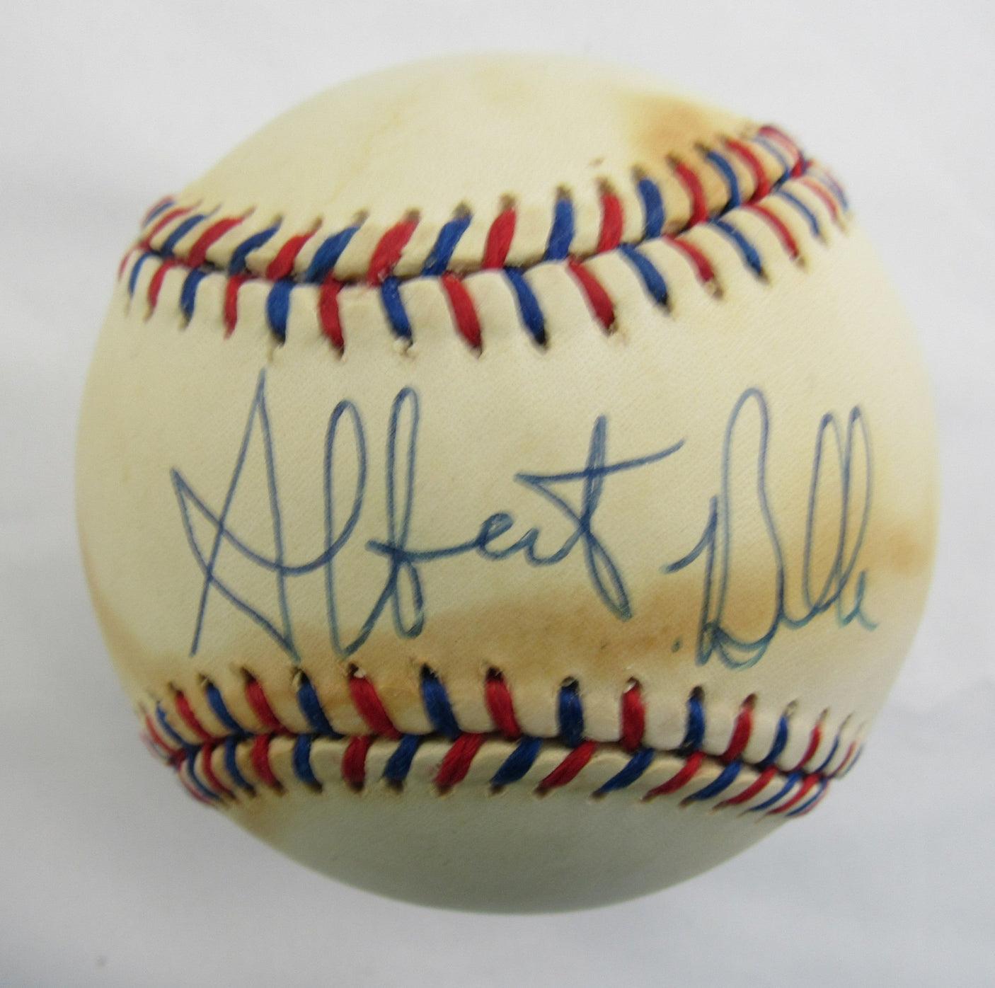 Albert Belle Signed Auto Rawlings Baseball JSA CJ55857