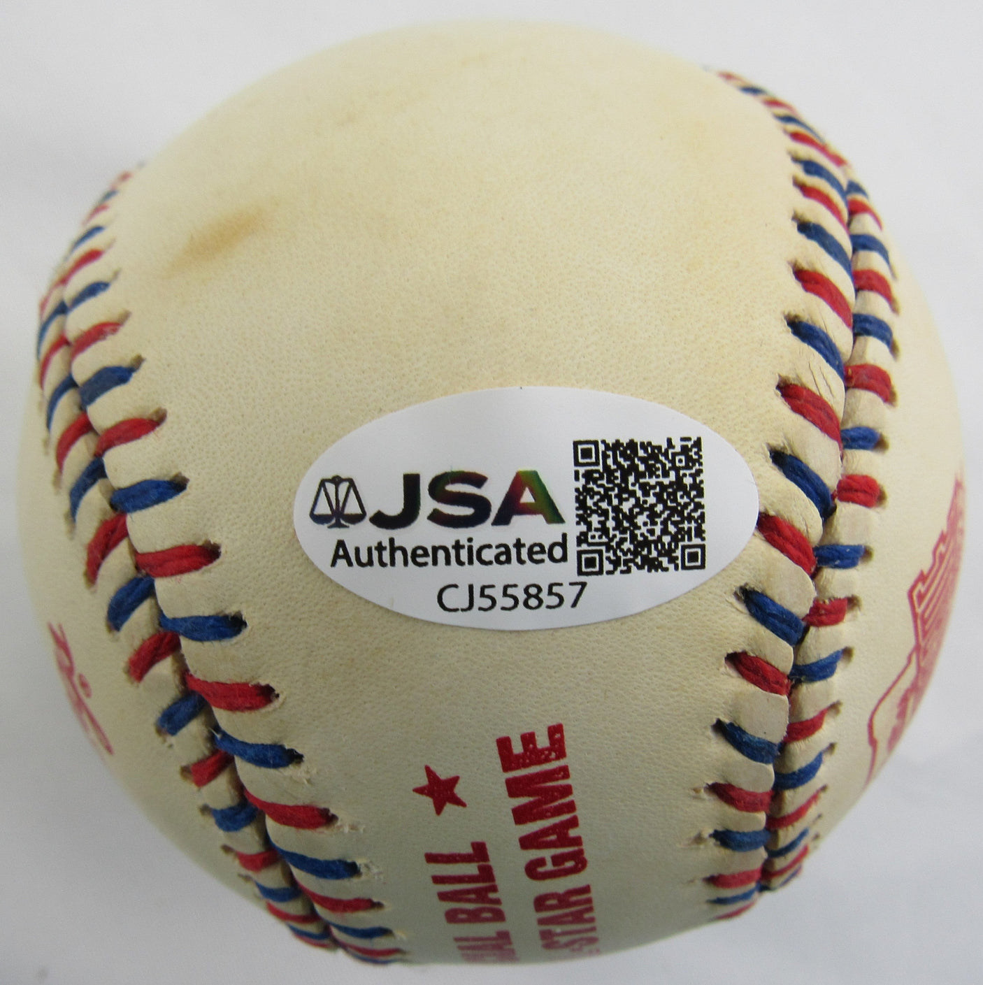 Albert Belle Signed Auto Rawlings Baseball JSA CJ55857