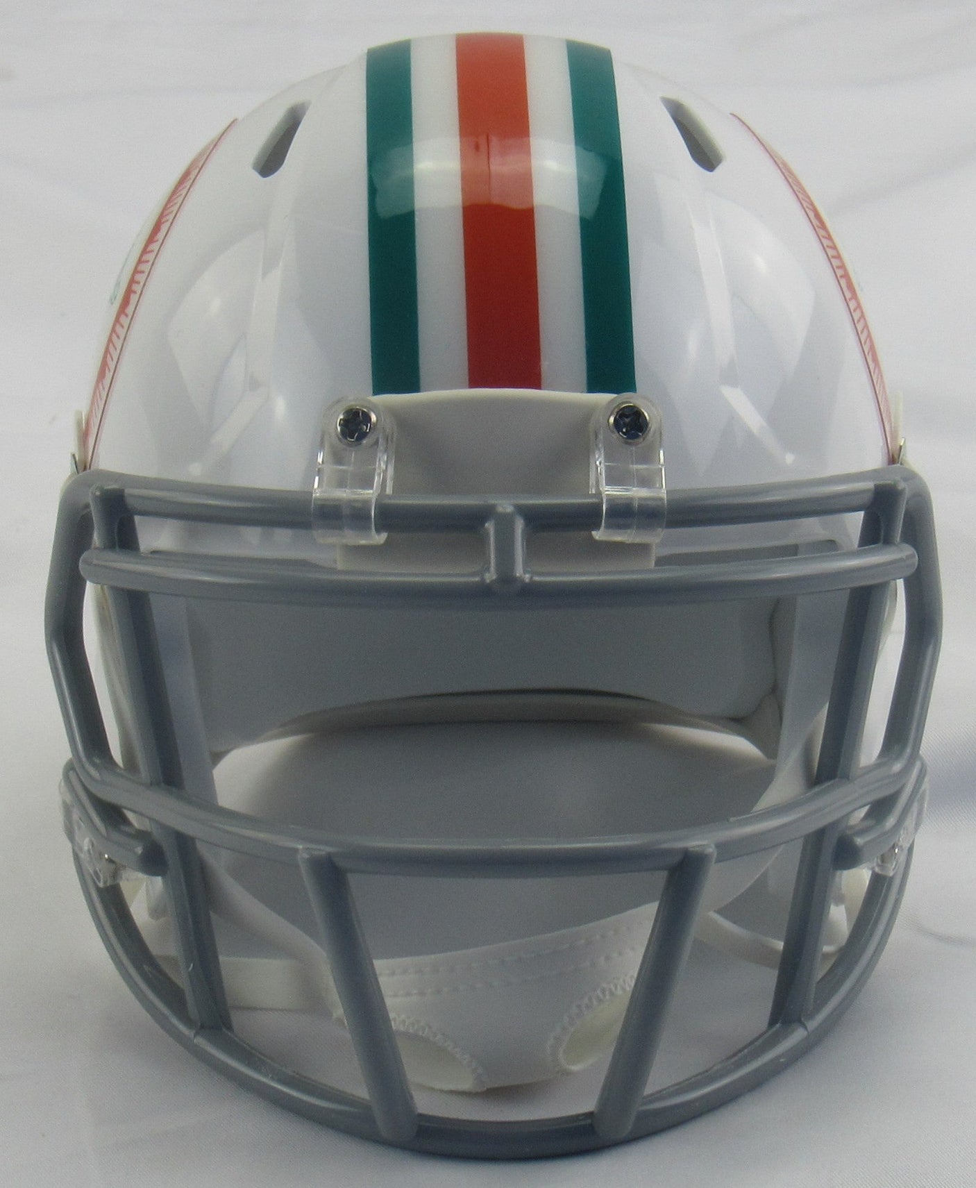 Larry Csonka Signed Auto Replica Dolphins Mini Helmet PSA/DNA