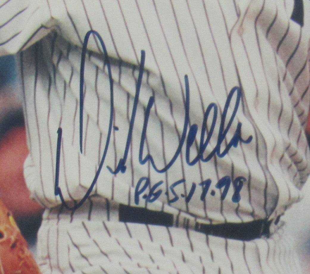 David Wells Signed Auto 16x20 Photo Framed Limited Edition #117/1998 JSA CS78703
