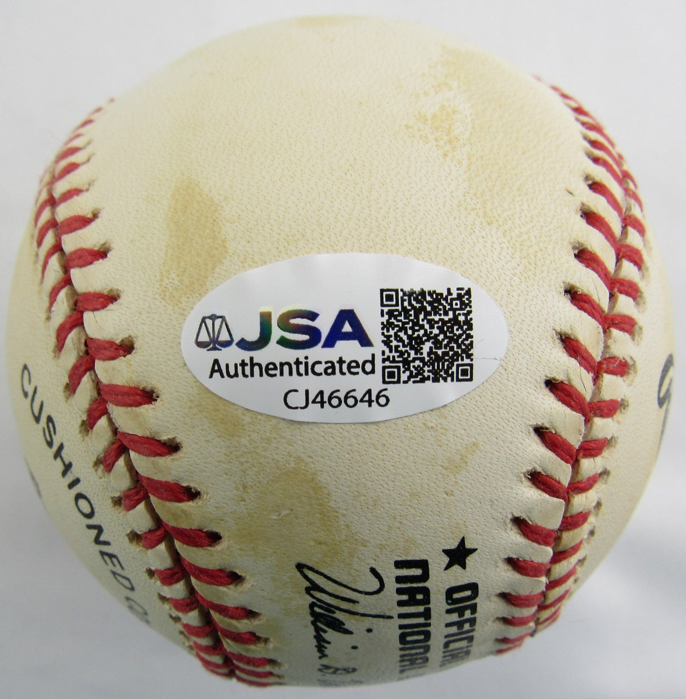 Barry Bonds Signed Auto Rawlings Baseball JSA CJ46646