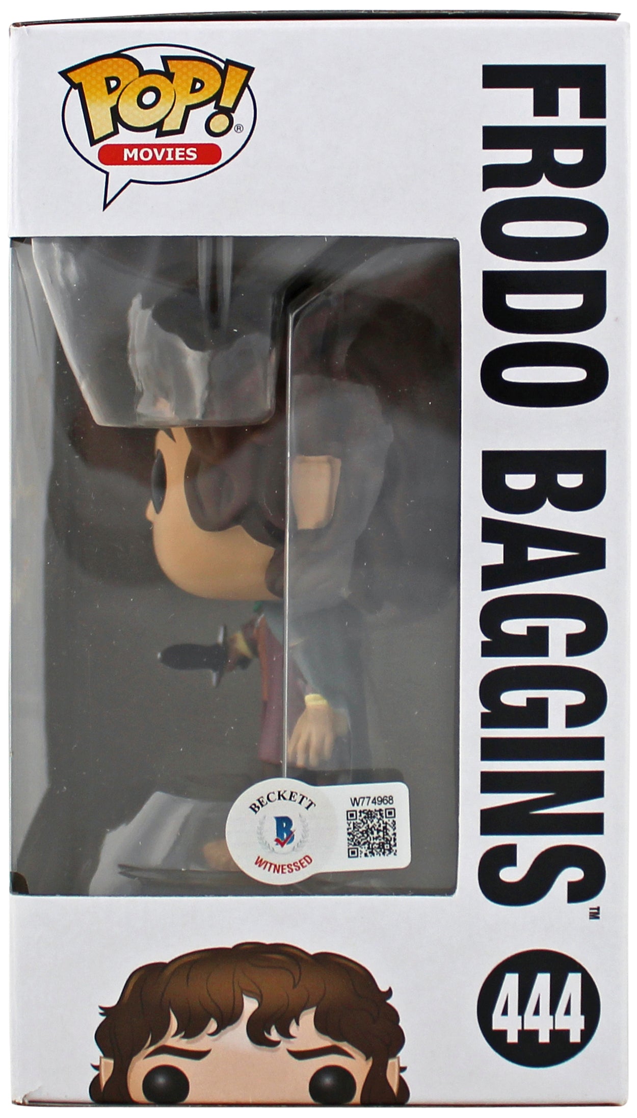 Elijah Wood Lord of the Rings "Frodo" Signed Funko Pop Vinyl Figure BAS Witness