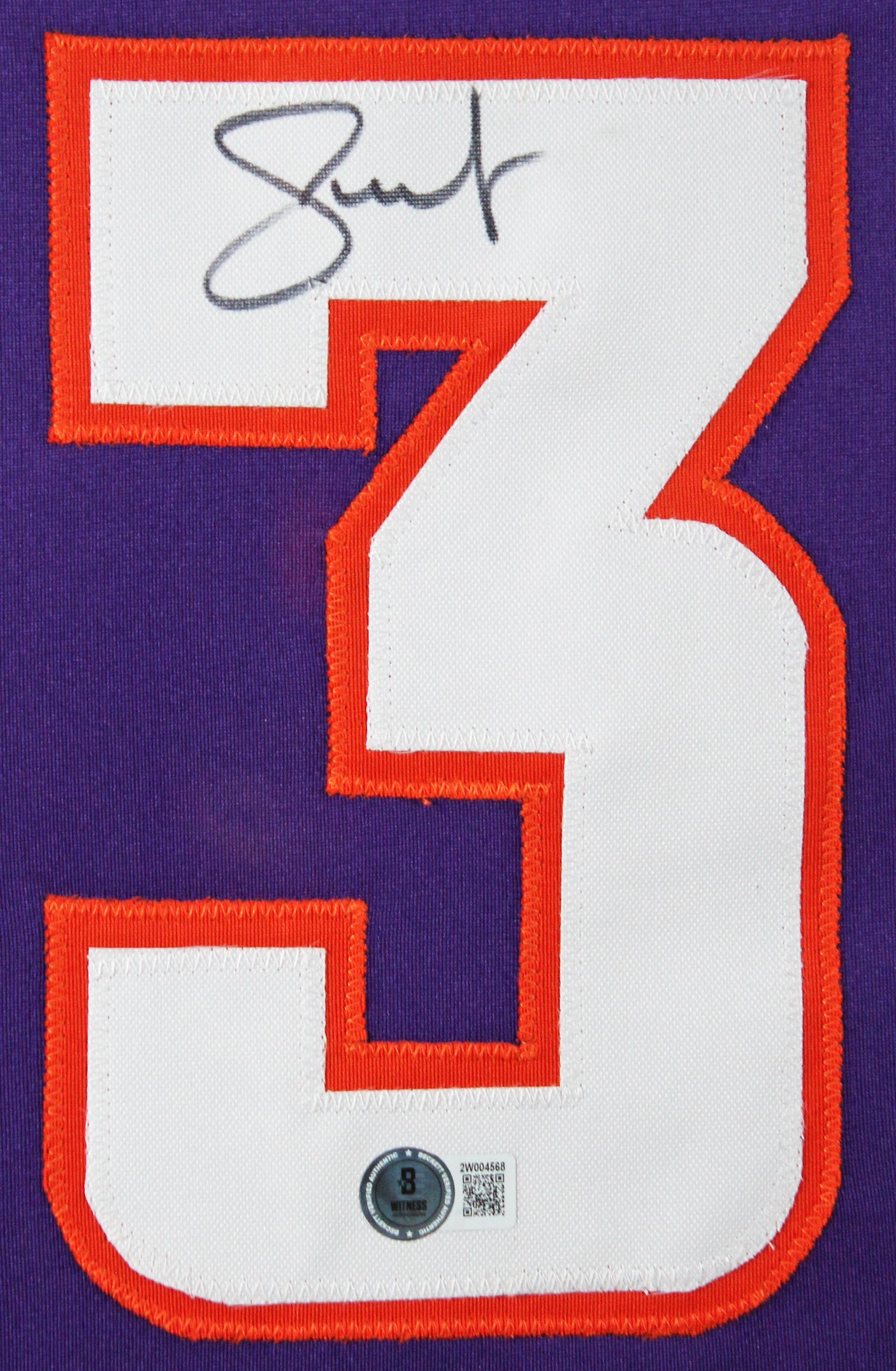 Steve Nash Authentic Signed Purple Pro Style Framed Jersey BAS Witnessed