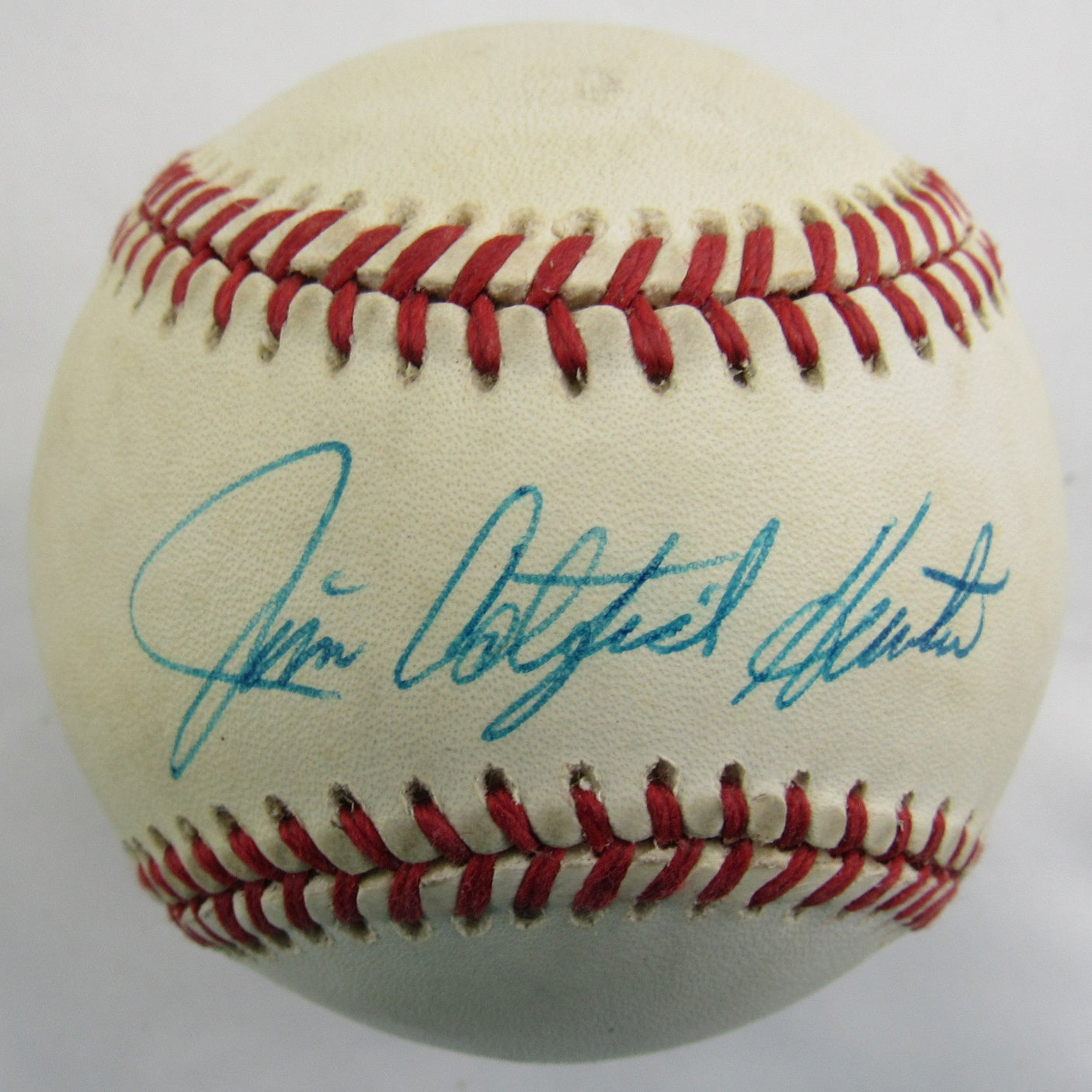 Jim Catfish Hunter Signed Auto Rawlings Baseball JSA CJ55918