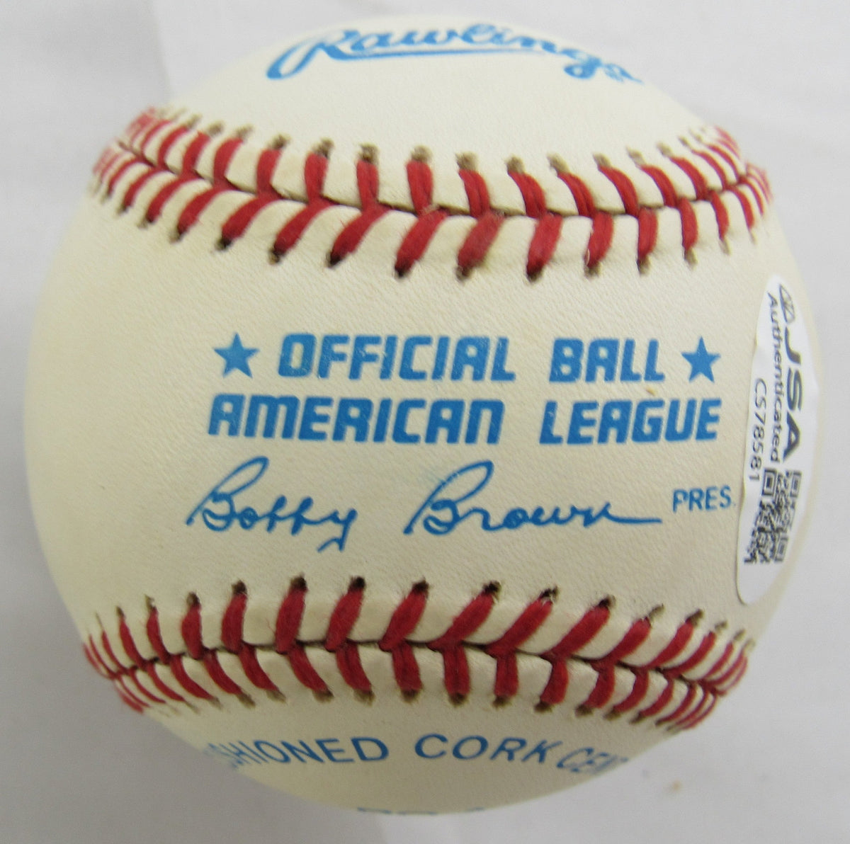 Don Larsen Signed Rawlings Baseball JSA CS78581