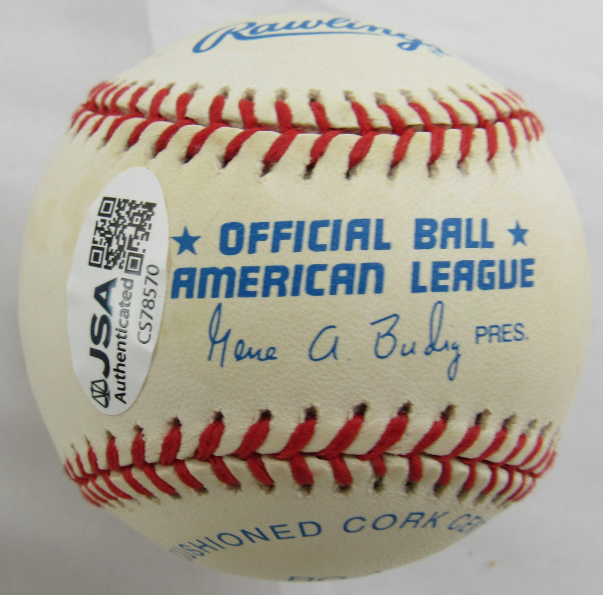 Don Larsen Signed Rawlings Baseball JSA CS78570