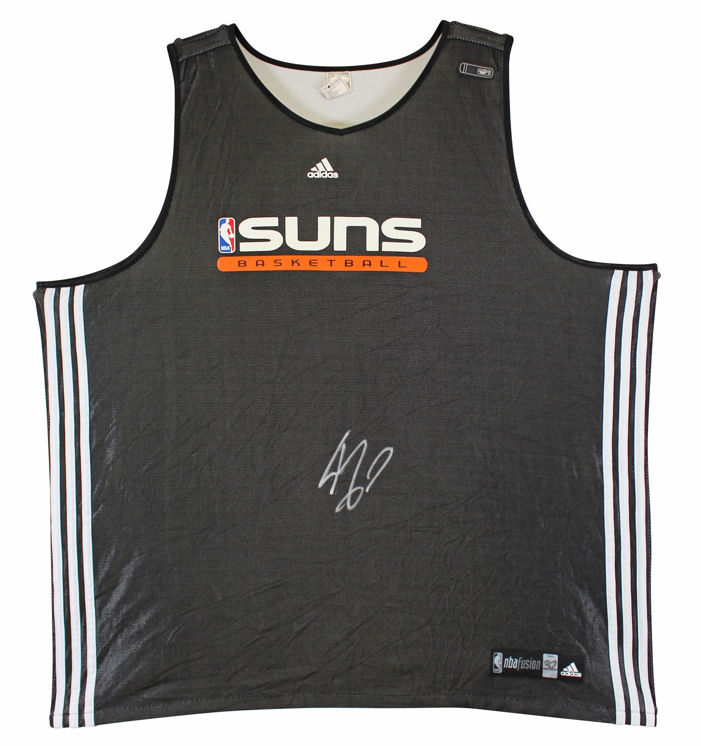 Shaquille O'Neal Signed Black Adidas Practice Reversible Jersey BAS W #1W573897
