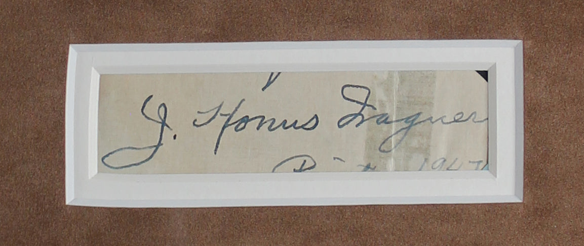 1st MLB HOF Class (13) Ruth, Gehrig, Johnson, Cobb +9 Signed Framed Display BAS