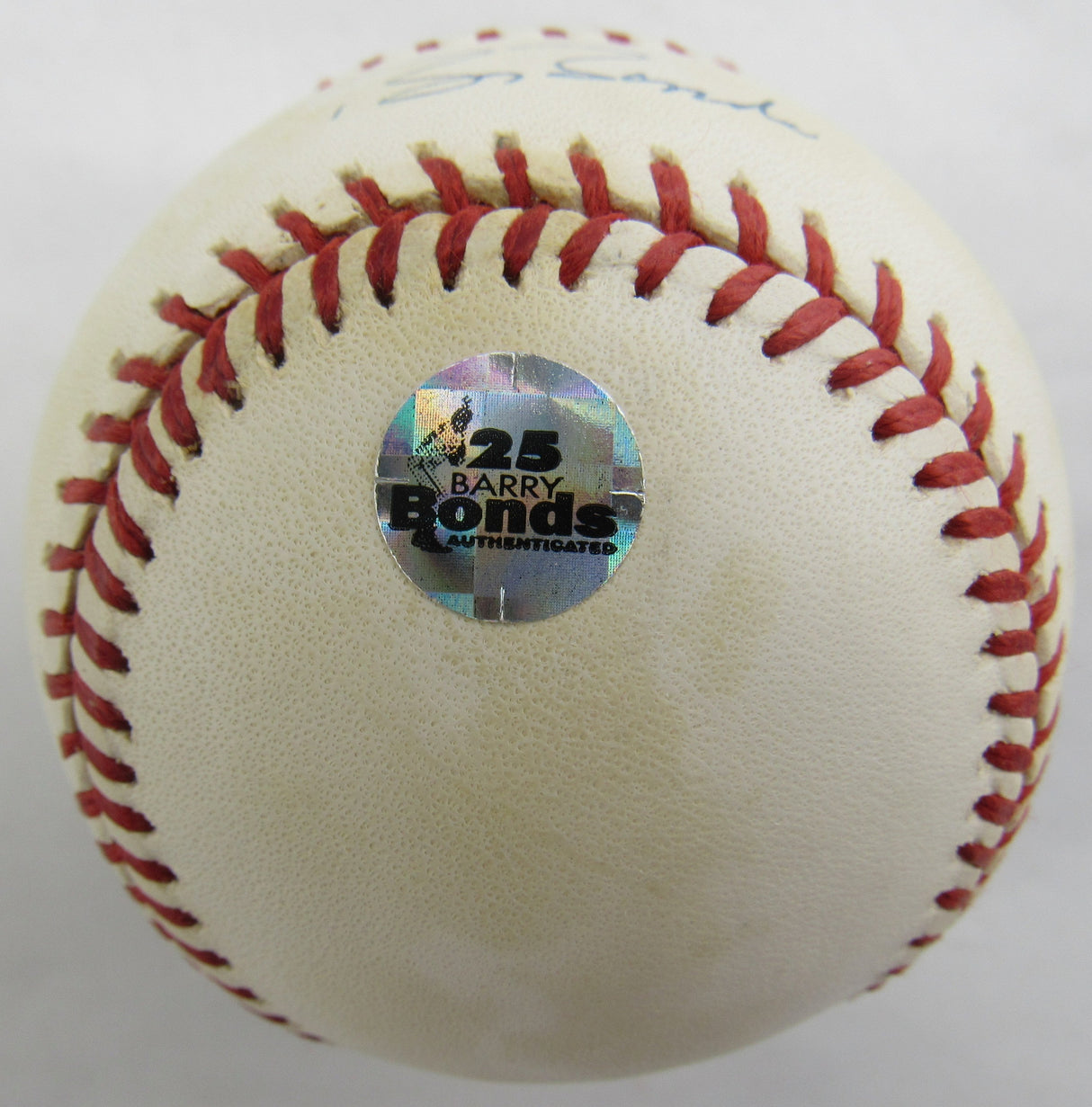 Barry Bonds Signed Auto Baseball w/ Bonds Hologram
