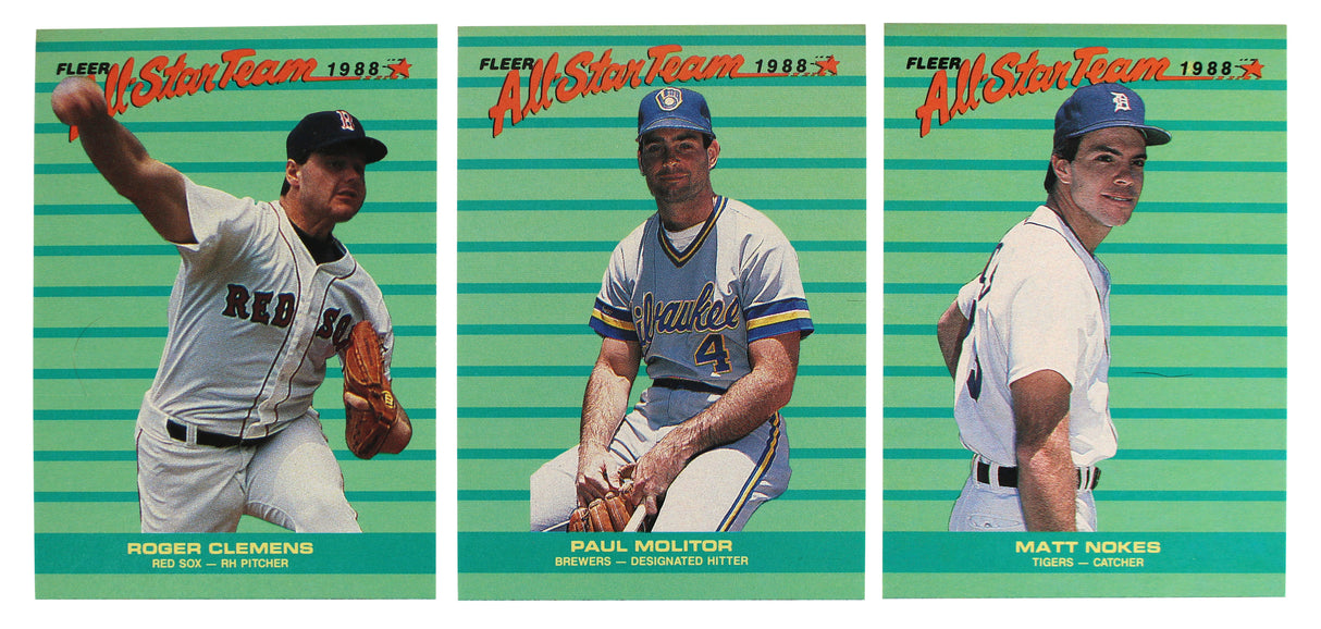 1988 Fleer Set w/ Sub Sets (1988 Fleer Update Set, Classic Minis, & 2 more)