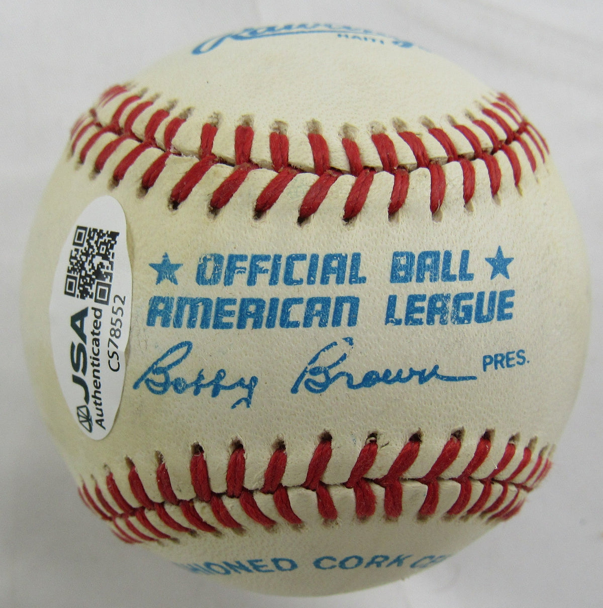 Phil Rizzuto Signed Rawlings Baseball JSA CS78552