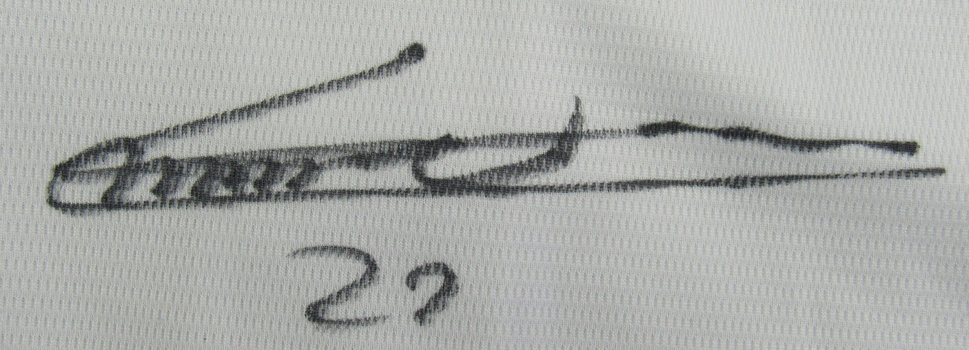 Vladimir Guerrero Signed Licensed Majestic Auto Blue Jays Jersey JSA CJ55960