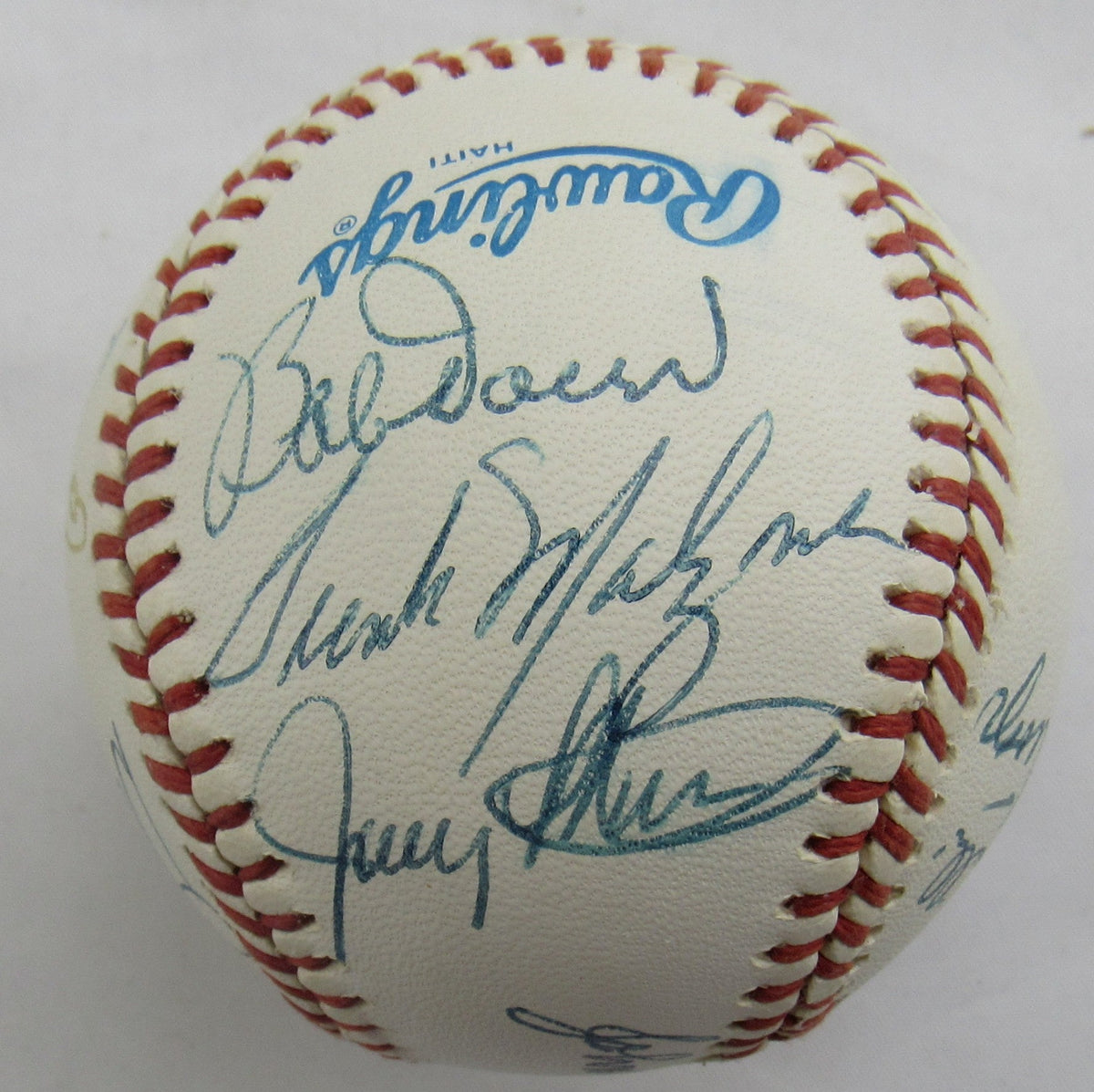 Johnny Pesky Frank Malzone + Multi Signed Auto Baseball B172