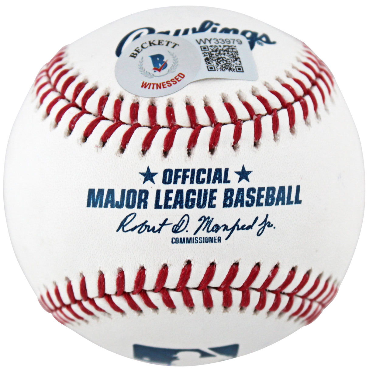 Brewers Robin Yount "6x Stat" Authentic Signed Oml Baseball BAS Witness #WY33979