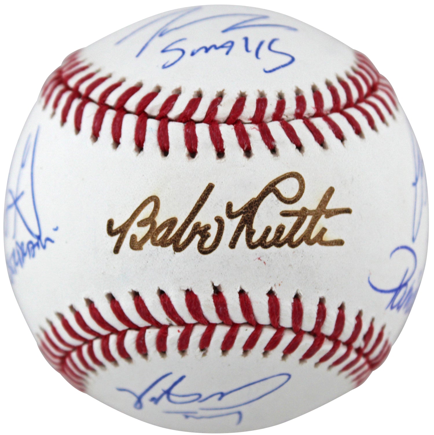 Sandlot (8) Guiry, Leopardi, Renna, +5 Signed Babe Ruth Baseball w Character BAS