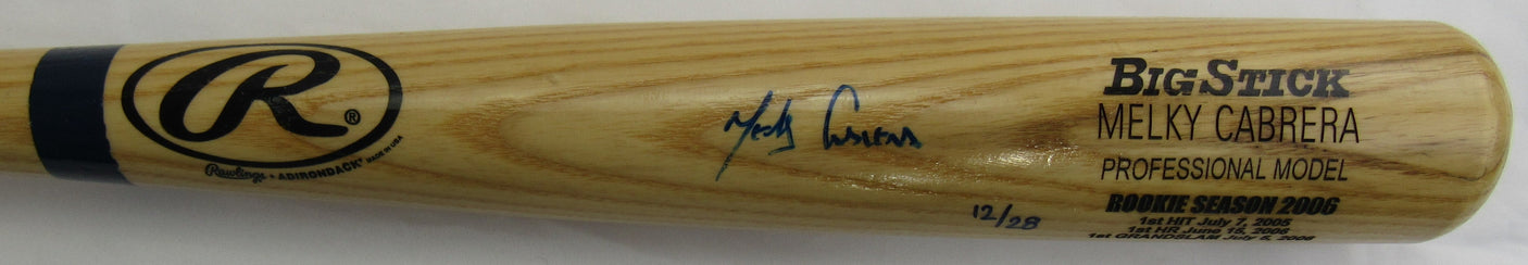 Melky Cabrera Signed Rawlings Auto Baseball Bat JSA CJ55971