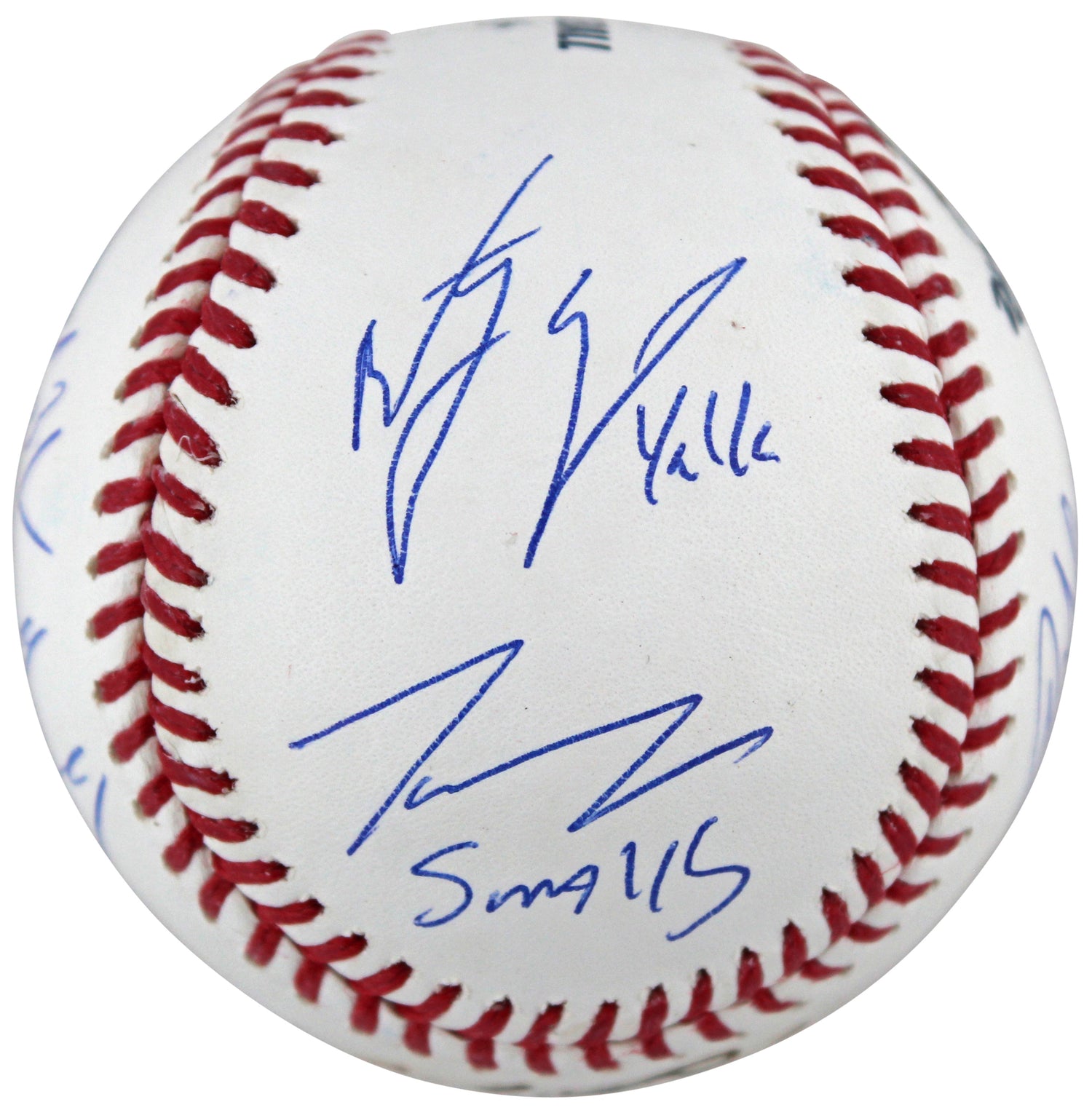 Sandlot (8) Guiry, Leopardi, Renna, +5 Signed Babe Ruth Baseball w Character BAS