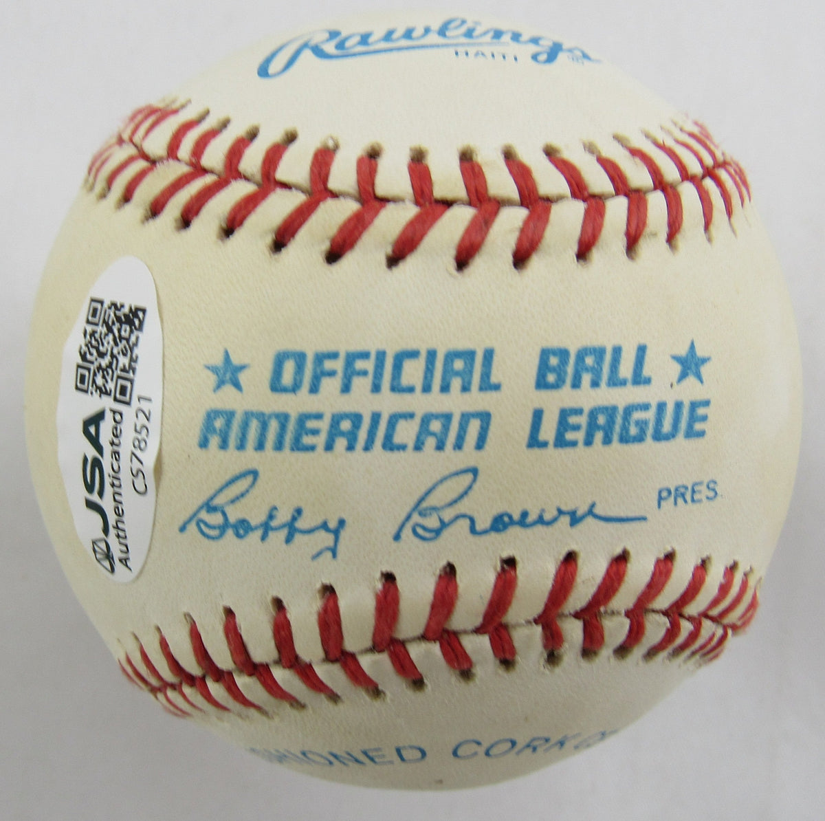 Reggie Jackson Signed Rawlings Baseball JSA CS78521