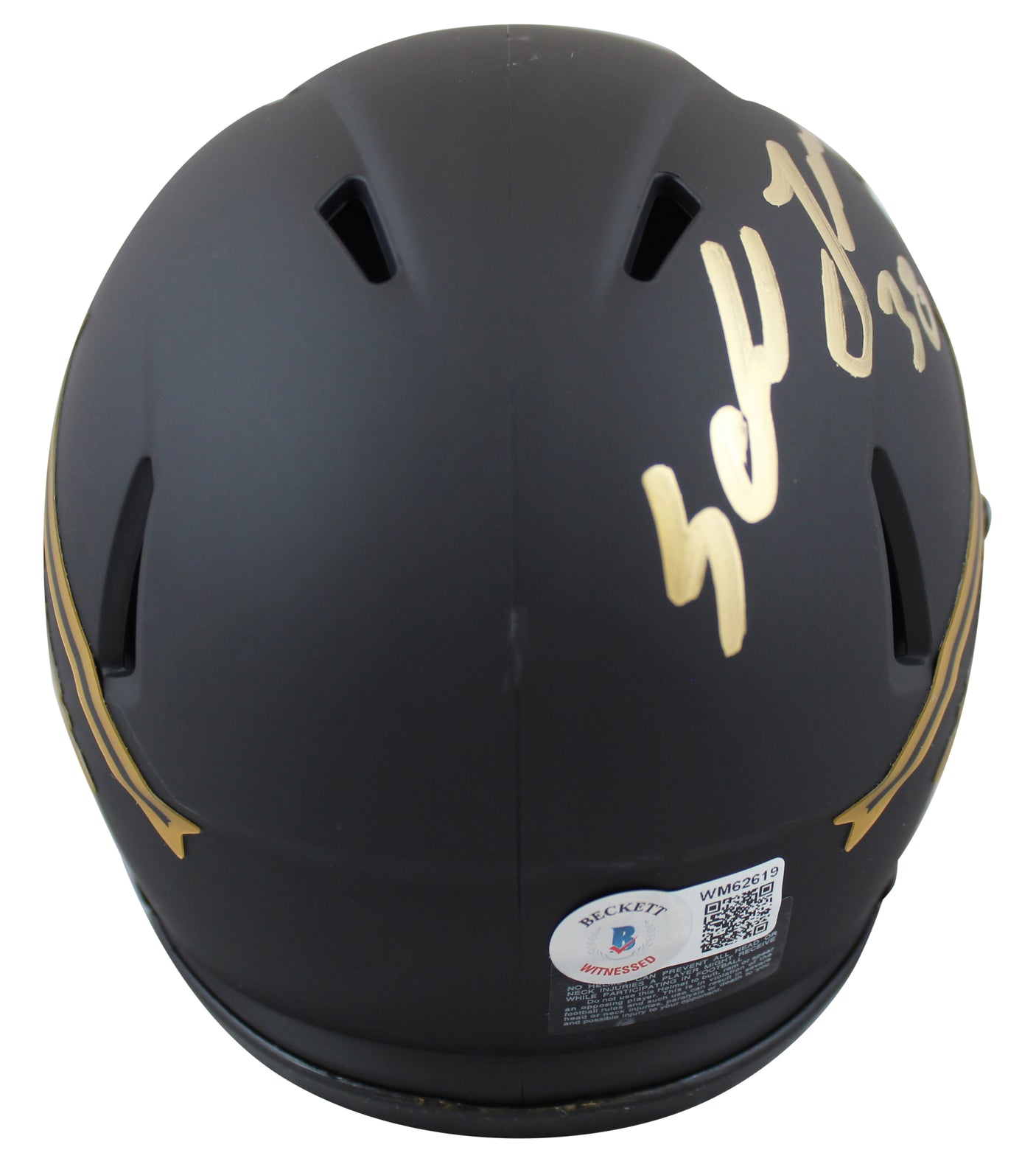Florida State Sebastian Janikowski Signed Eclipse Speed Mini Helmet BAS Witness