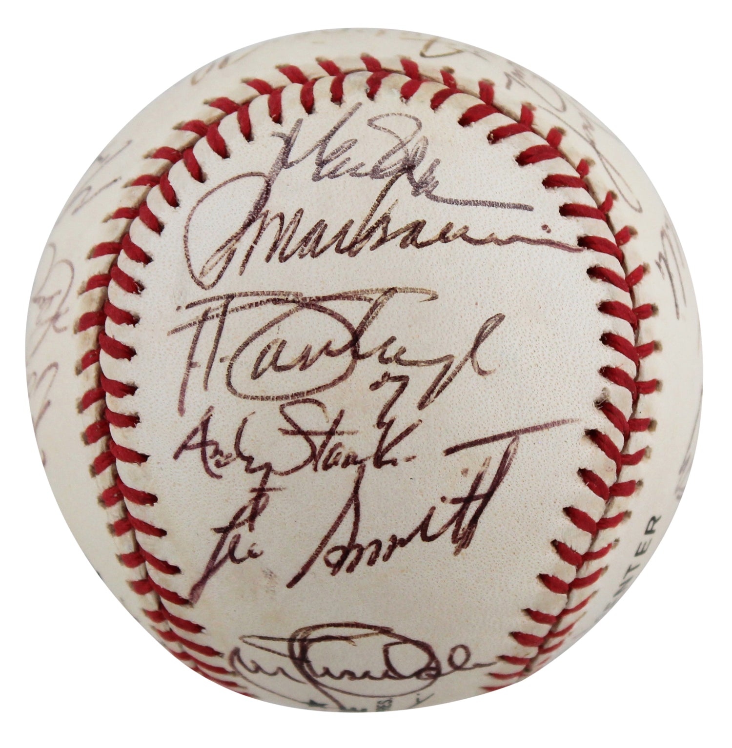 1997 Expos (26) Alou, Lansing, Fletcher +23 Signed Onl Baseball BAS #AB92947