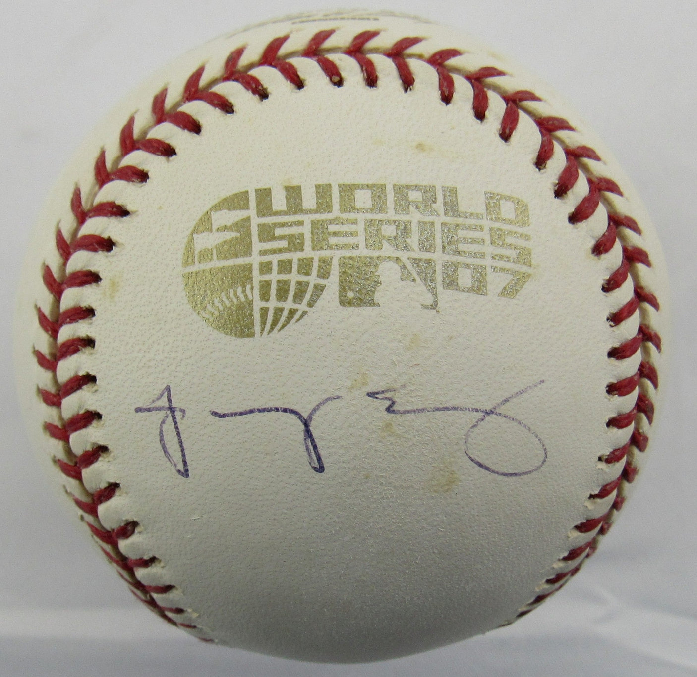 Jacoby Ellsbury Signed Auto Rawlings 2007 World Series Baseball B150