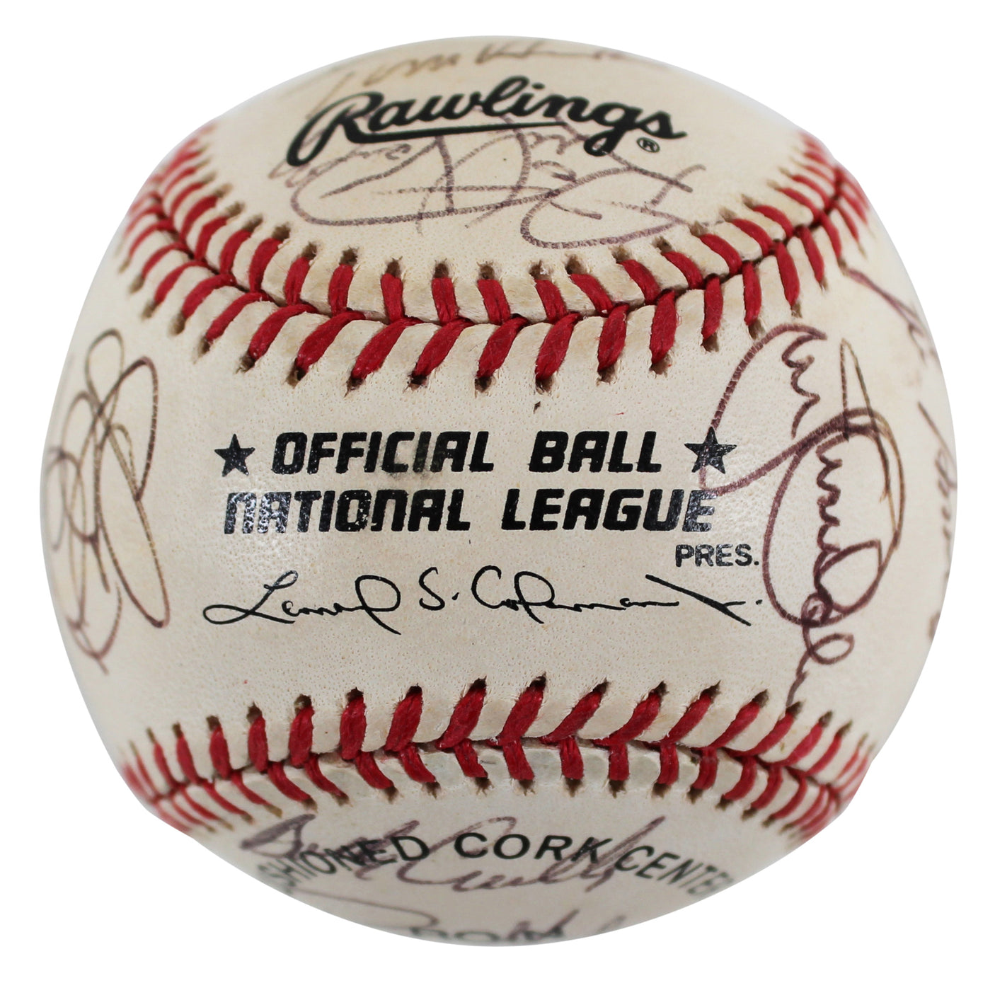 1997 Expos (26) Alou, Lansing, Fletcher +23 Signed Onl Baseball BAS #AB92947