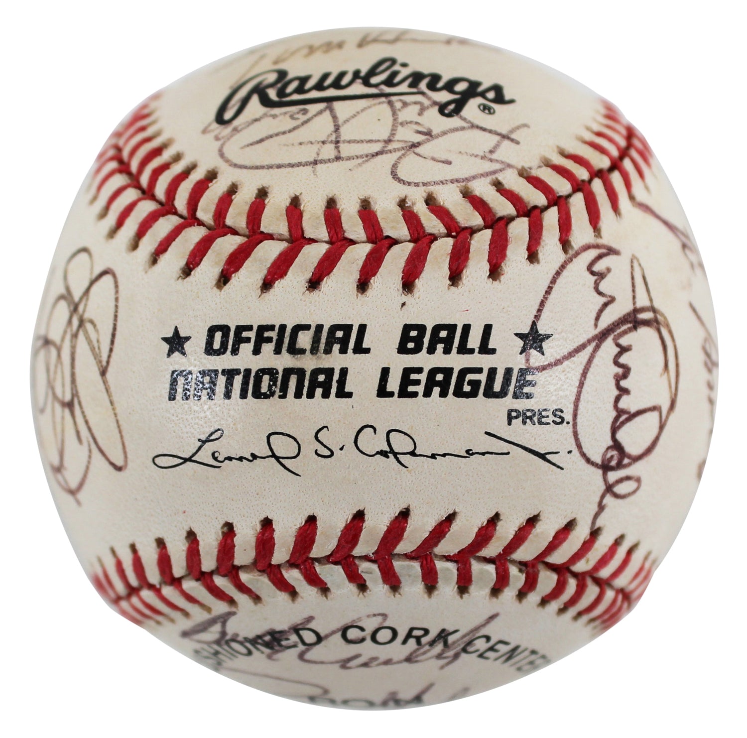 1997 Expos (26) Alou, Lansing, Fletcher +23 Signed Onl Baseball BAS #AB92947