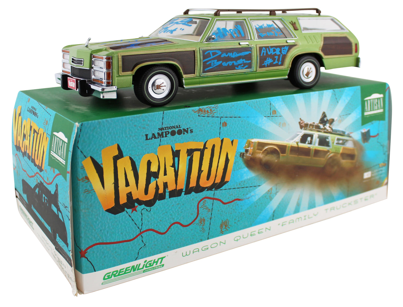 Vacation (4) Chase, D'Angelo, Hall & Barron Signed Family Truckster BAS Wit 1