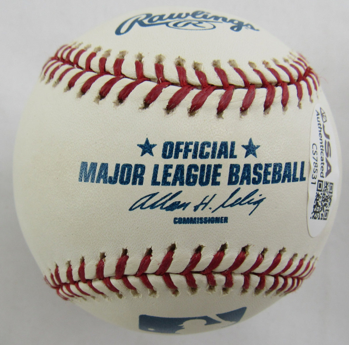 Bob Gibson Signed Rawlings Baseball w/ HOF Insc JSA CS78531