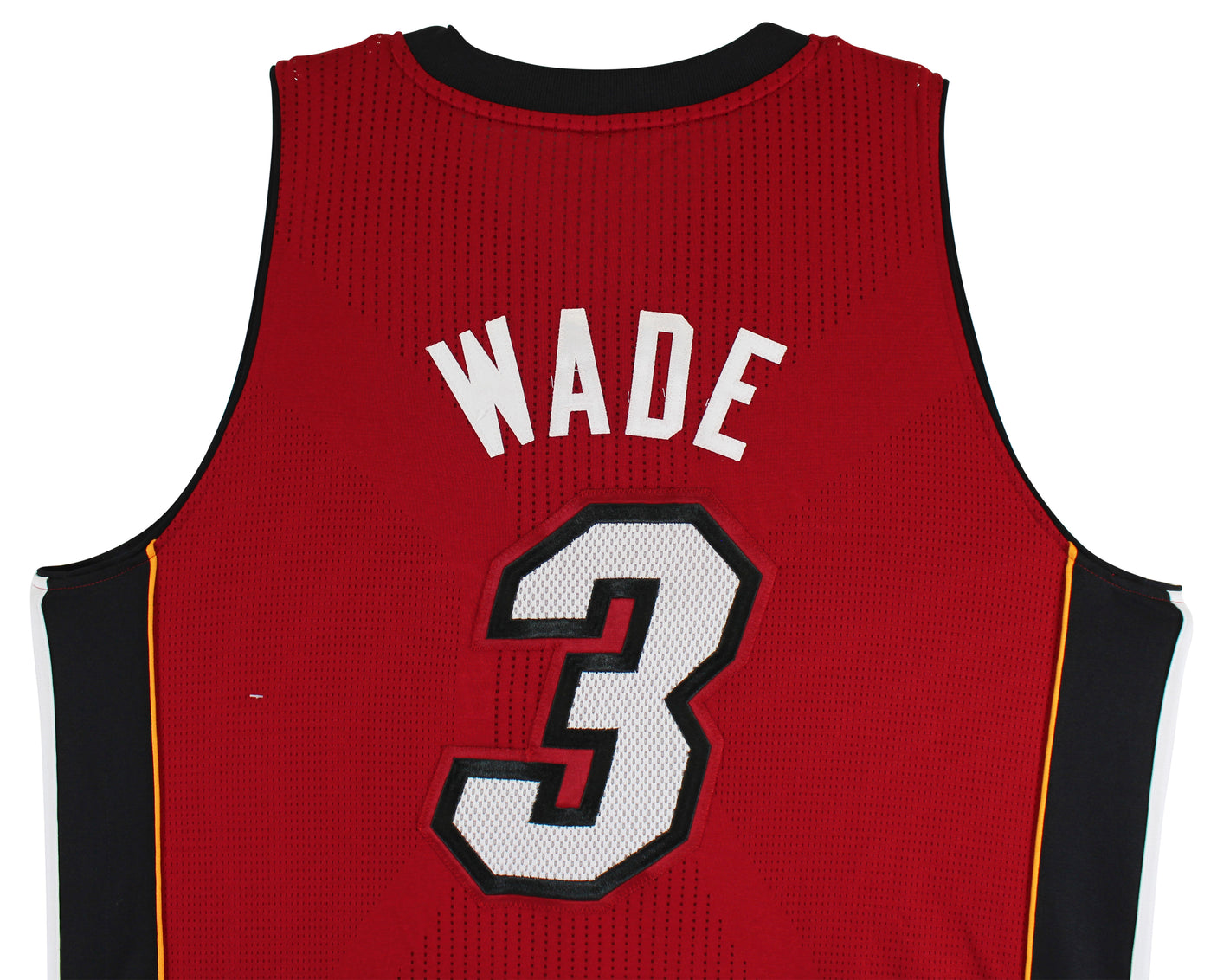 Heat Dwyane Wade 2012 China Preseason Tour Game Worn Red Adidas Jersey NBA LOA