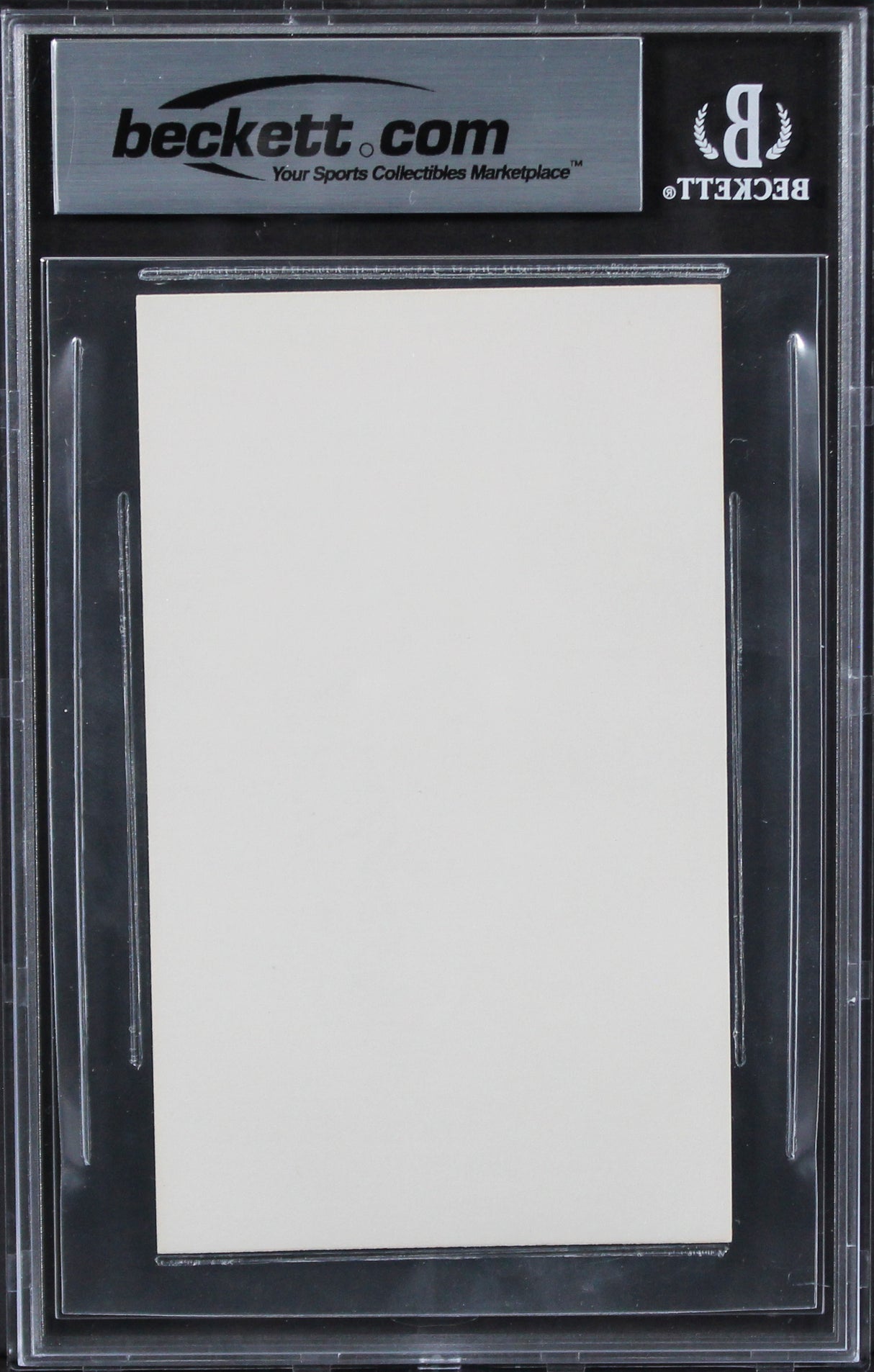 Paul Gleason The Breakfast Club Authentic Signed 3x5 Index Card BAS Slabbed 2
