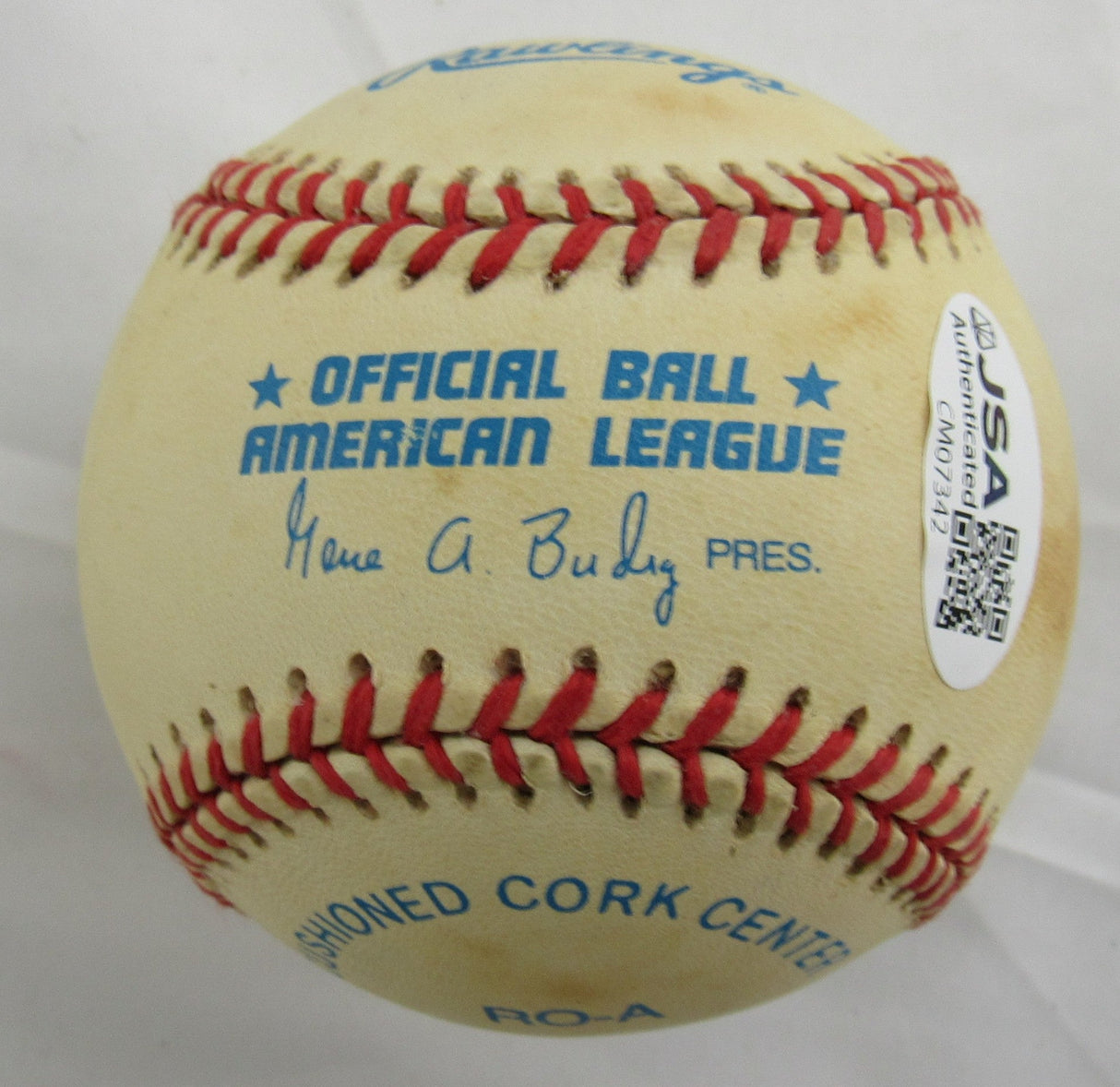 Mo Vaughn Signed Auto Rawlings Baseball JSA CM07342