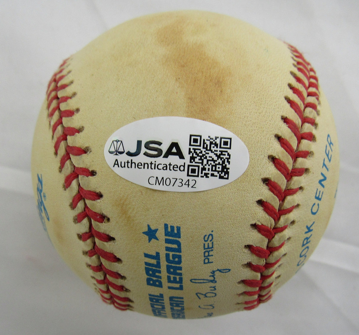 Mo Vaughn Signed Auto Rawlings Baseball JSA CM07342