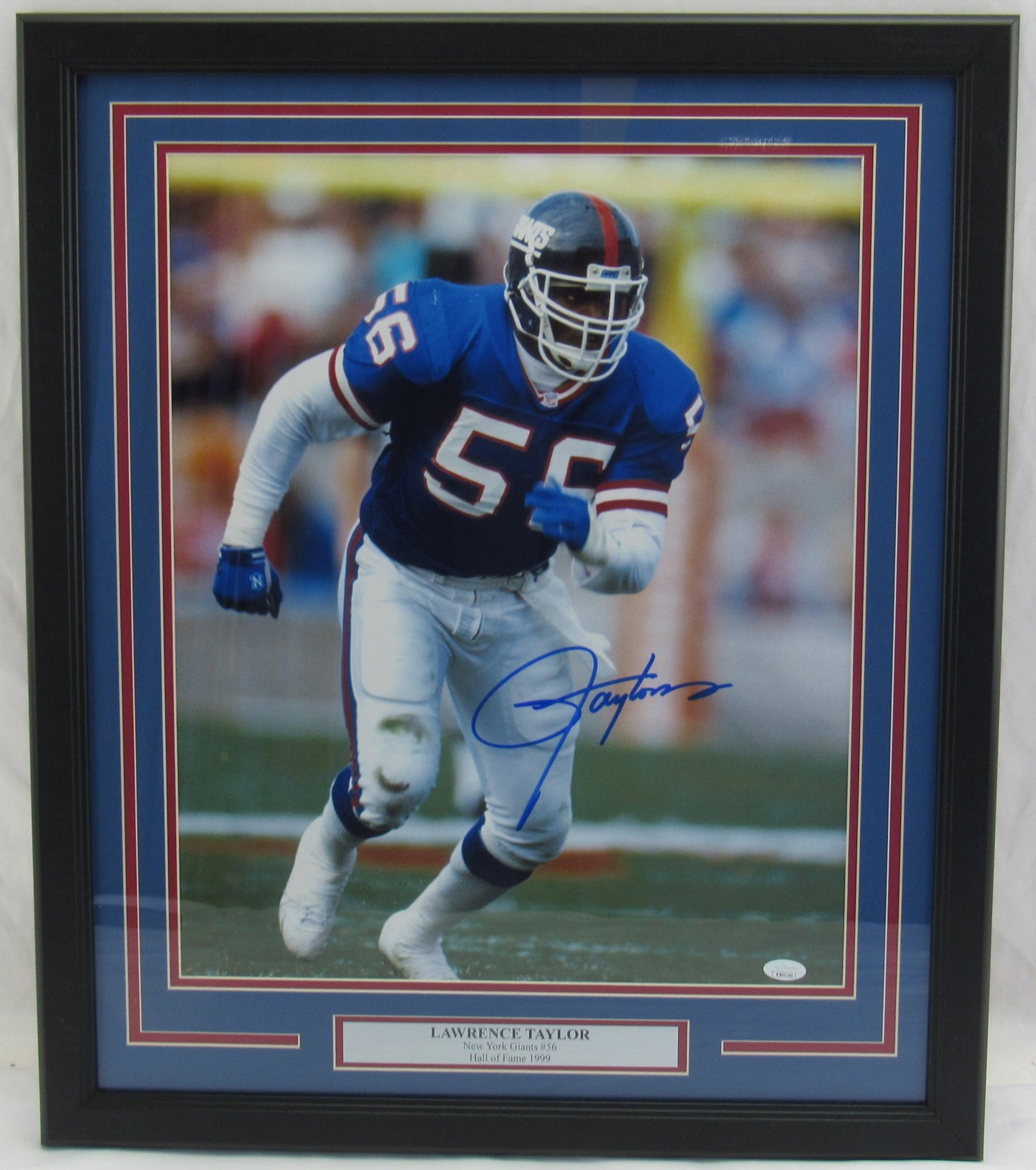 Lawrence Taylor Signed w/ Insc "Bad MF" Framed 16x20 Photo JSA COA I (Copy)