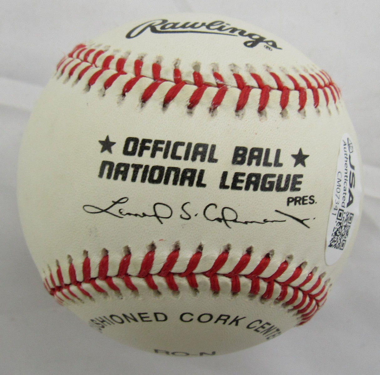 Bob Gibson Signed Auto Rawlings Baseball JSA CM07341