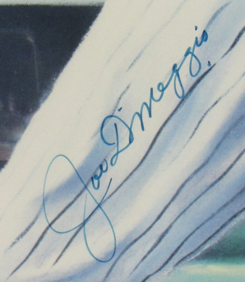 Joe DiMaggio Signed Framed Photo 24x31 - JSA Certified