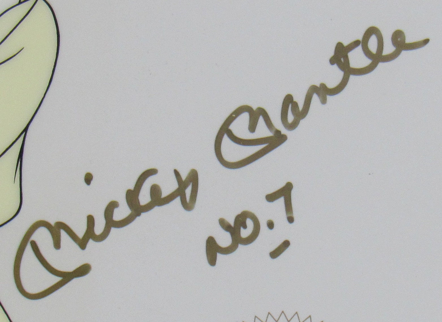 Mickey Mantle Bugs Bunny Signed #7 Framed Photo - JSA Certified