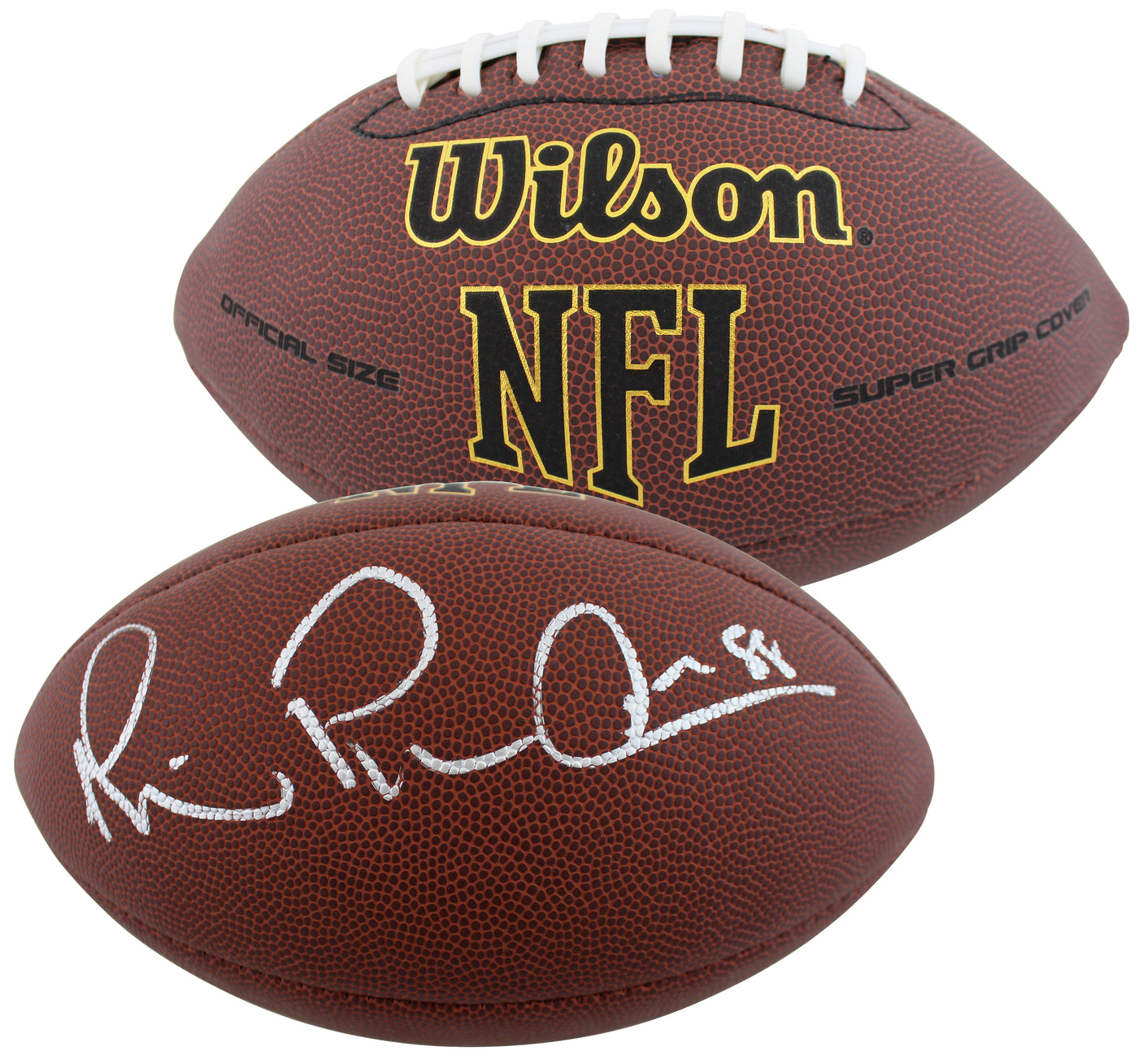 Cowboys Michael Irvin Authentic Signed Super Grip Nfl Football BAS Witnessed