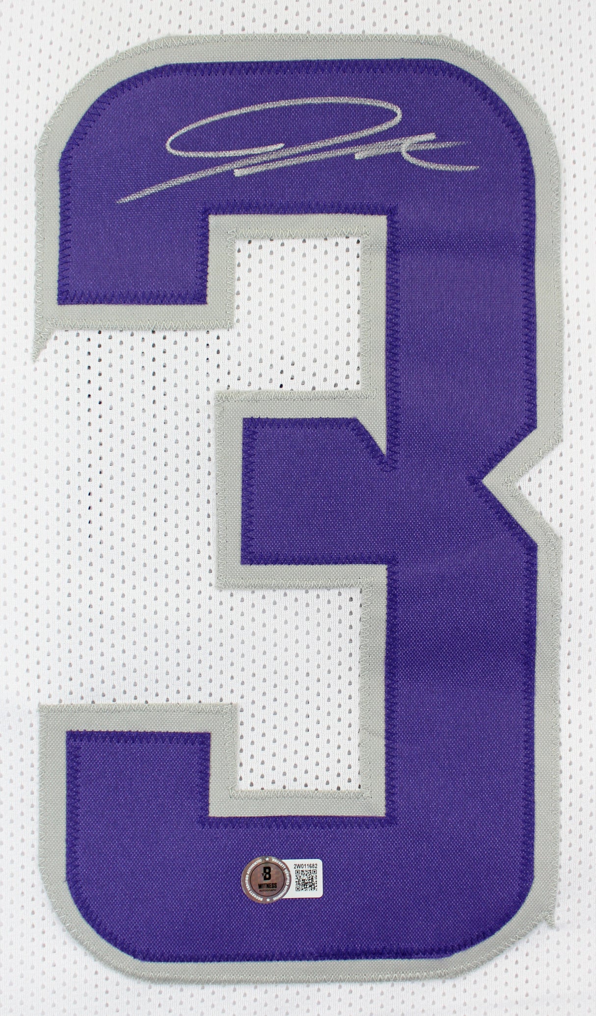 Jordan Addison Authentic Signed White Alternate Pro Style Jersey BAS Witnessed