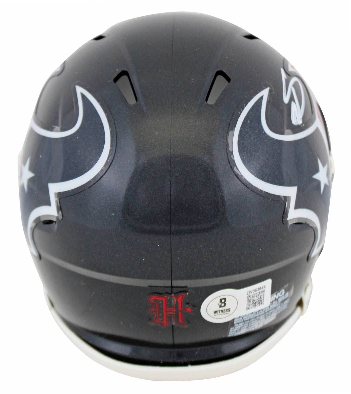Texans Stefon Diggs Authentic Signed Speed Mini Helmet W/ Case BAS Witnessed