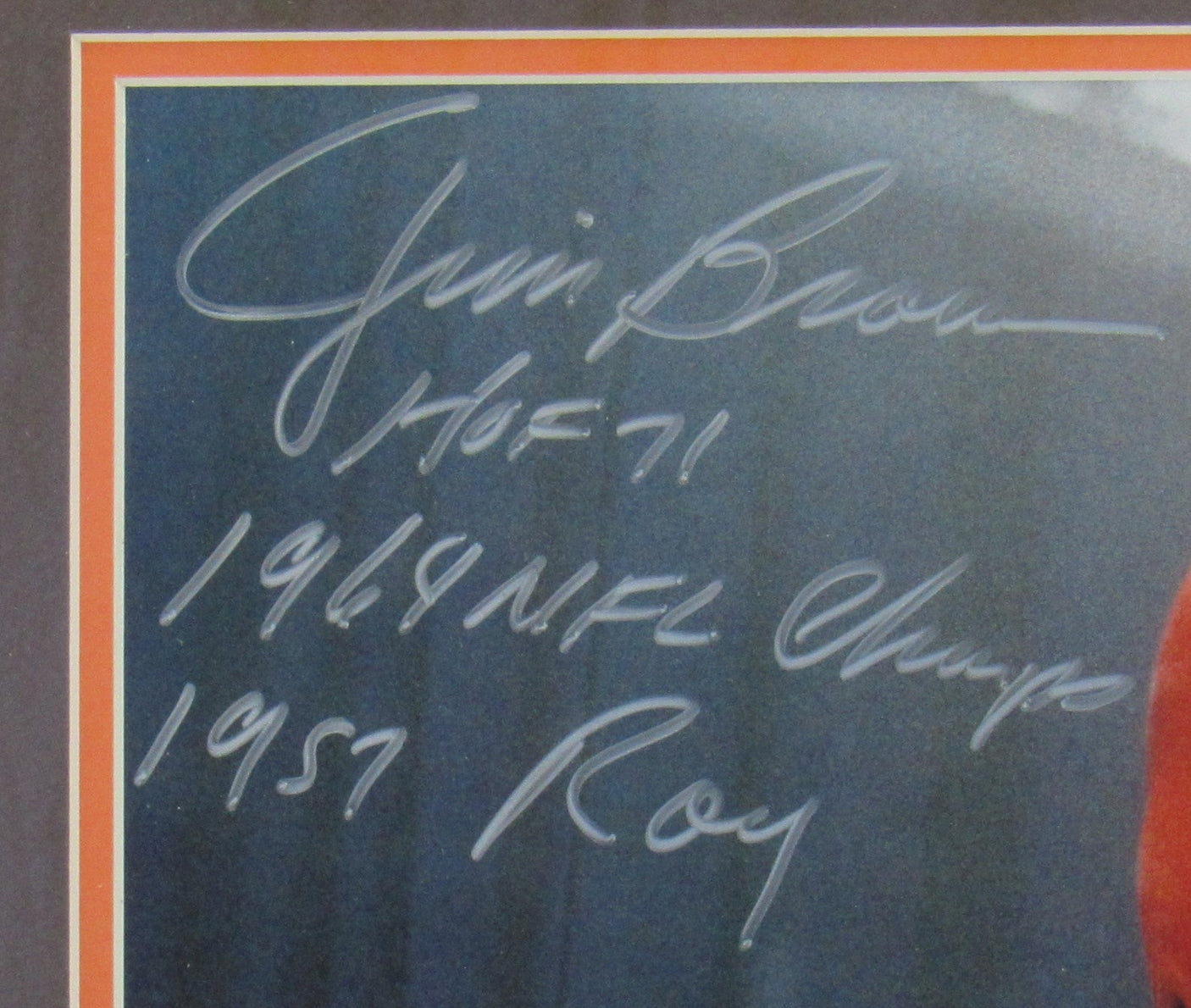 Jim Brown Signed Framed 16x20 Photo PSA/DNA AD06573