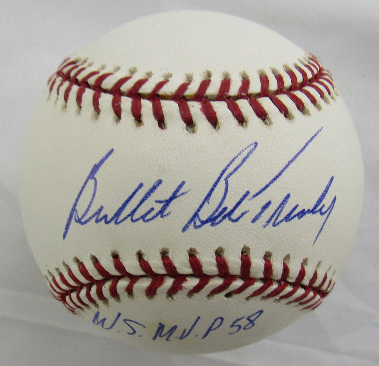 Bob Turley Signed Auto Rawlings Baseball JSA CM07328 w/WS MVP 1958 Inscription