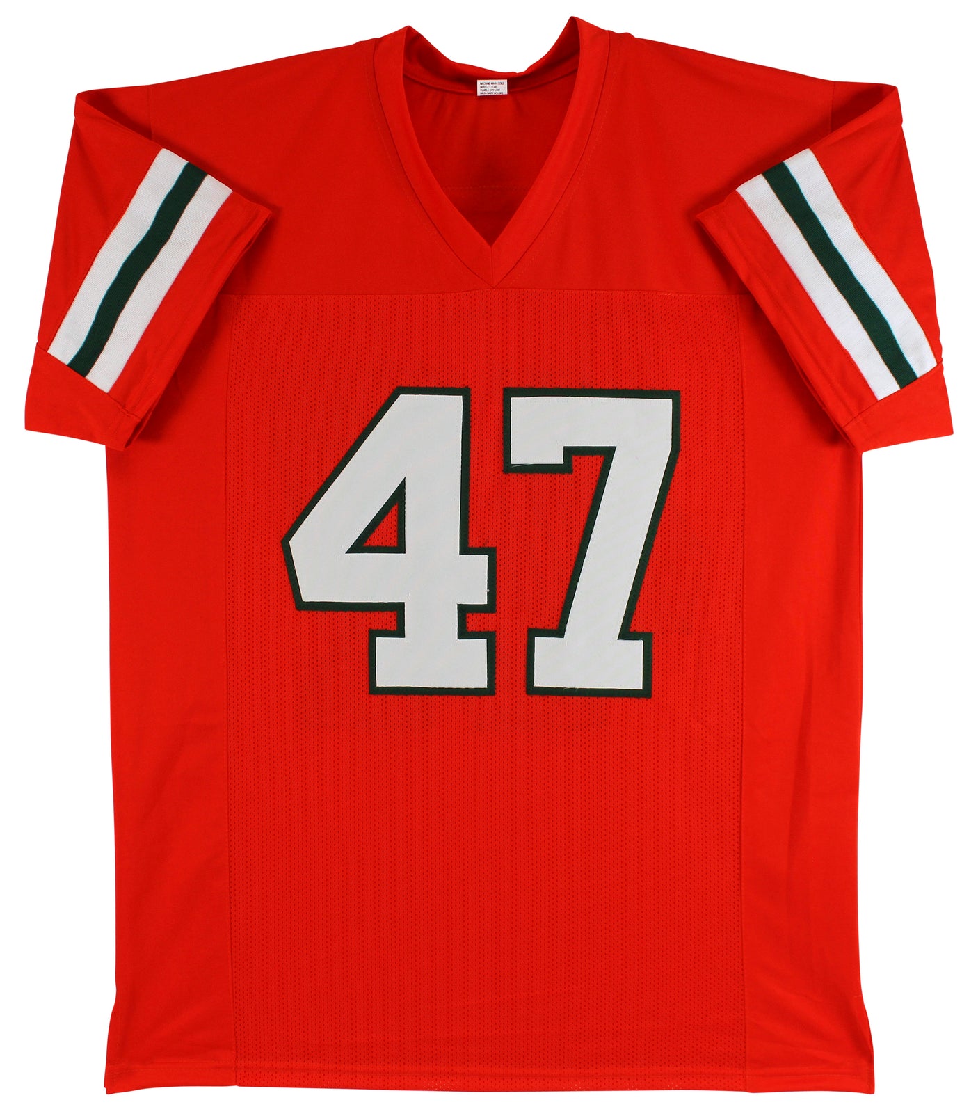 Miami Michael Irvin Authentic Signed Orange Pro Style Jersey BAS Witnessed