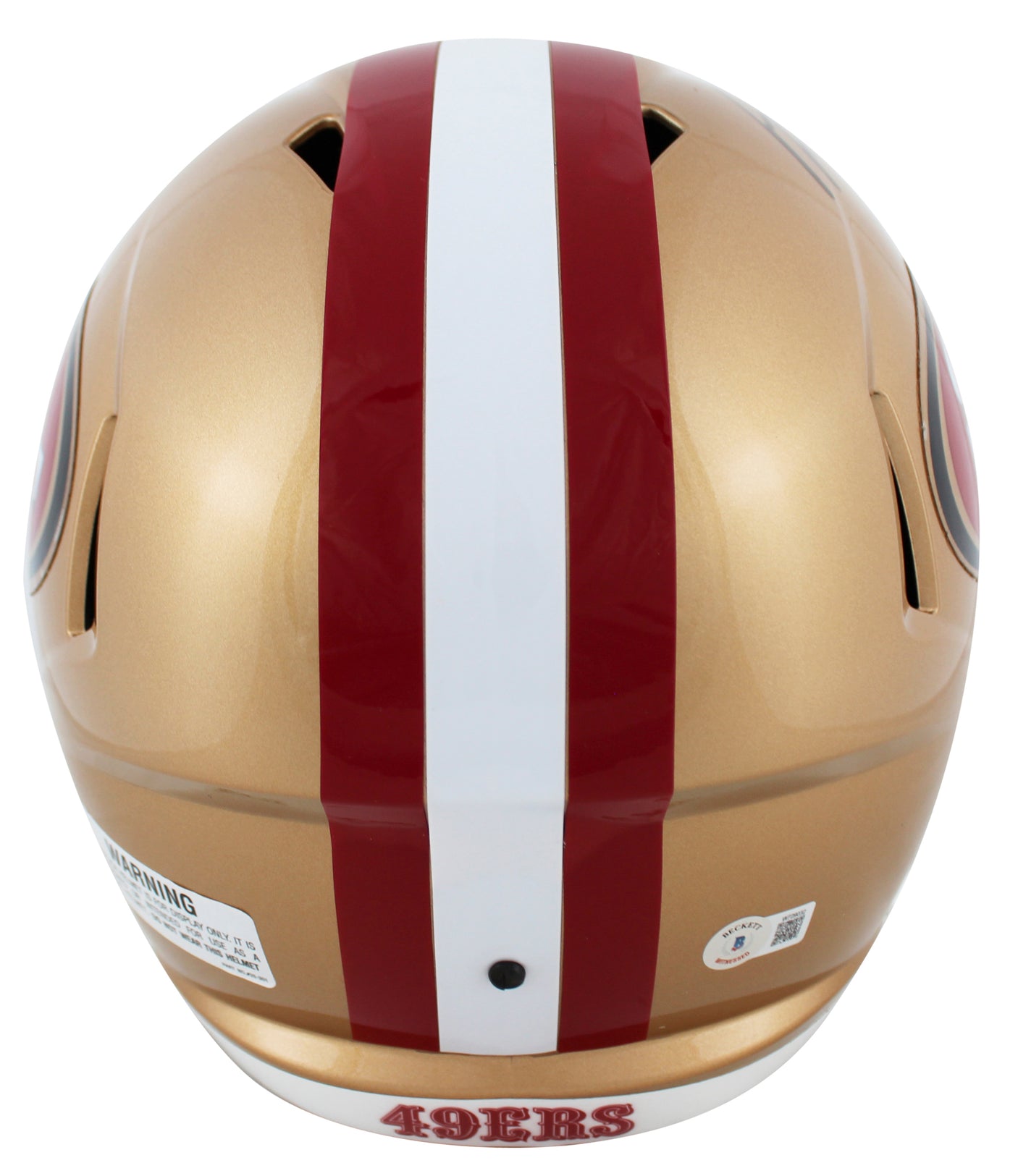 49ers Arik Armstead Authentic Signed Full Size Speed Rep Helmet BAS Witnessed