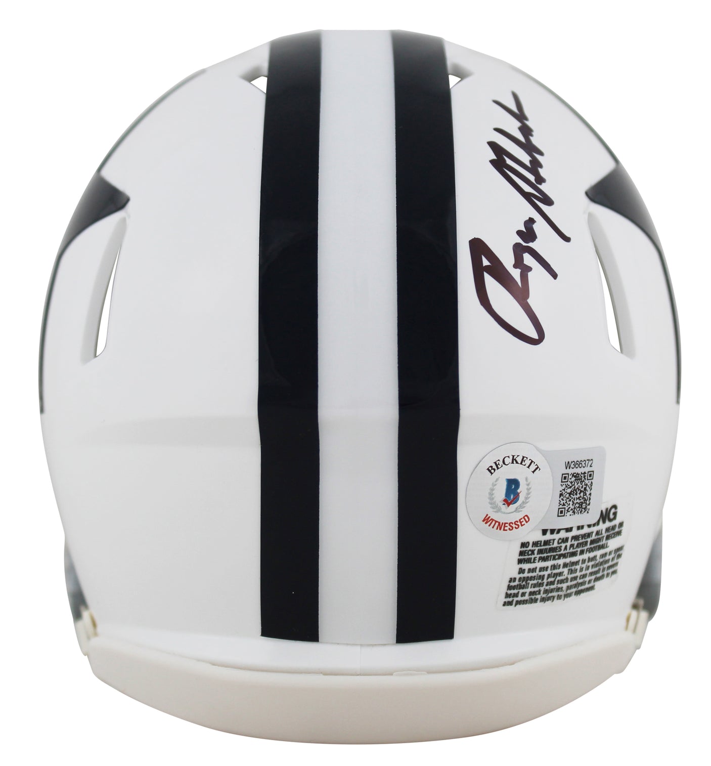 Cowboys Roger Staubach Authentic Signed 60-63 TB Speed Mini Helmet BAS Witnessed