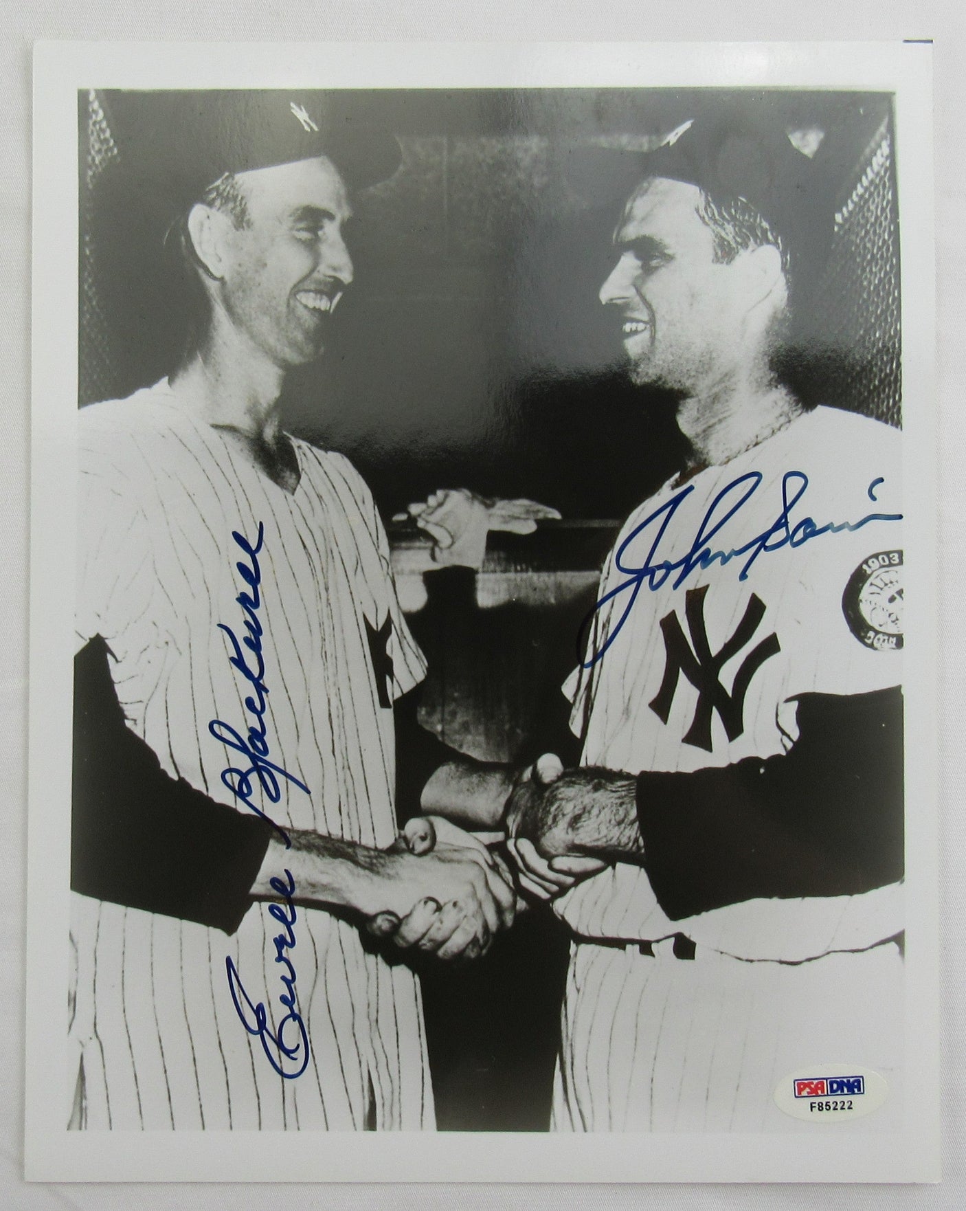 Johnny Sain Ewell Blackwell Signed Auto 8x10 Photo PSA/DNA F85222