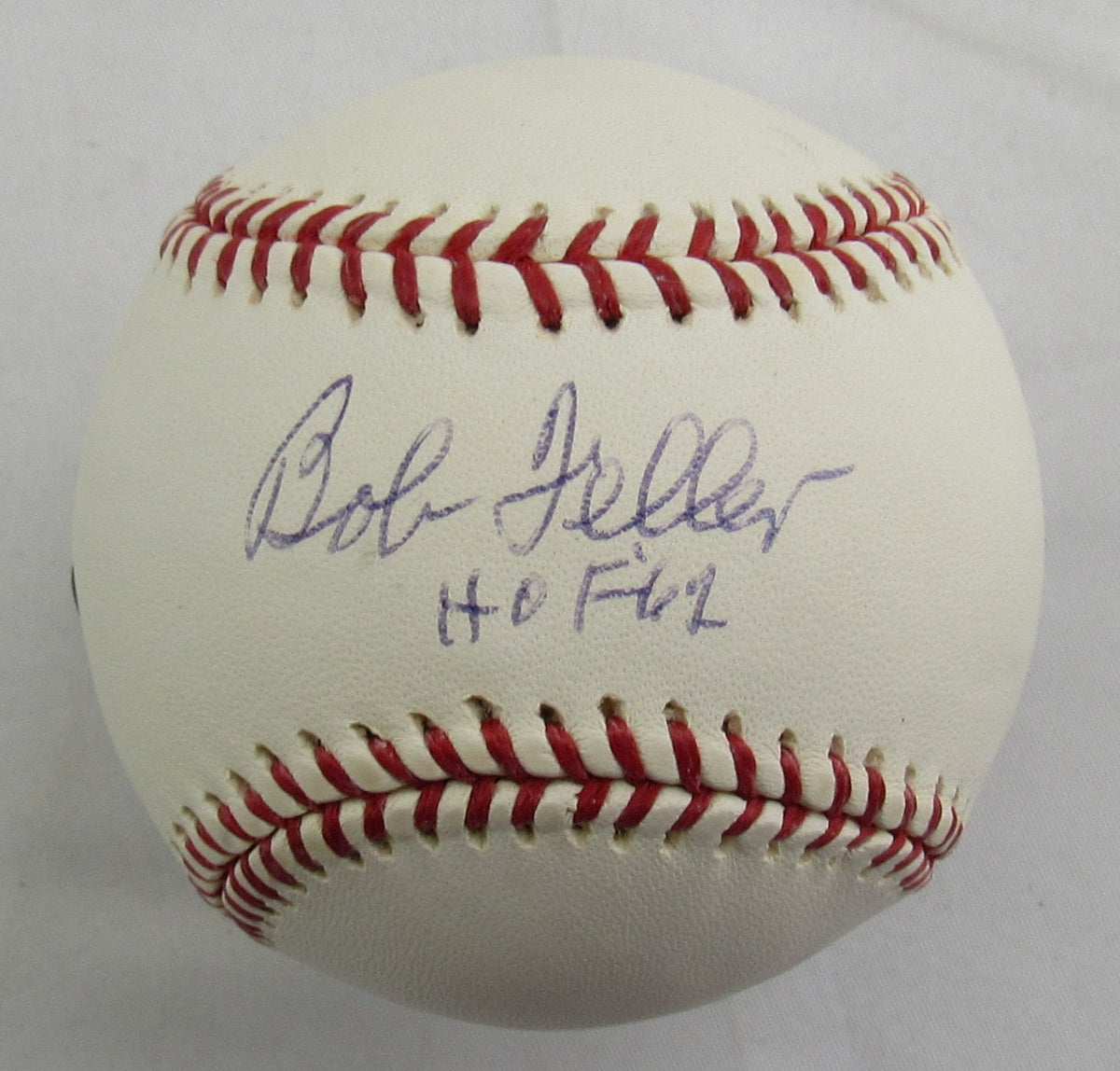 Bob Feller Signed Auto Rawlings Baseball MLB BB602511