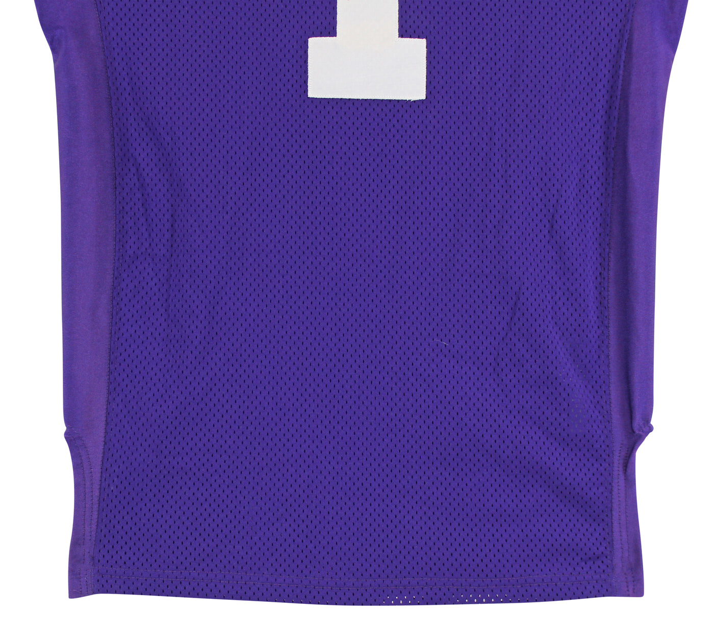 Vikings Warren Moon Signed Game Worn Purple Starter Proline Jersey BAS & SIA LOA